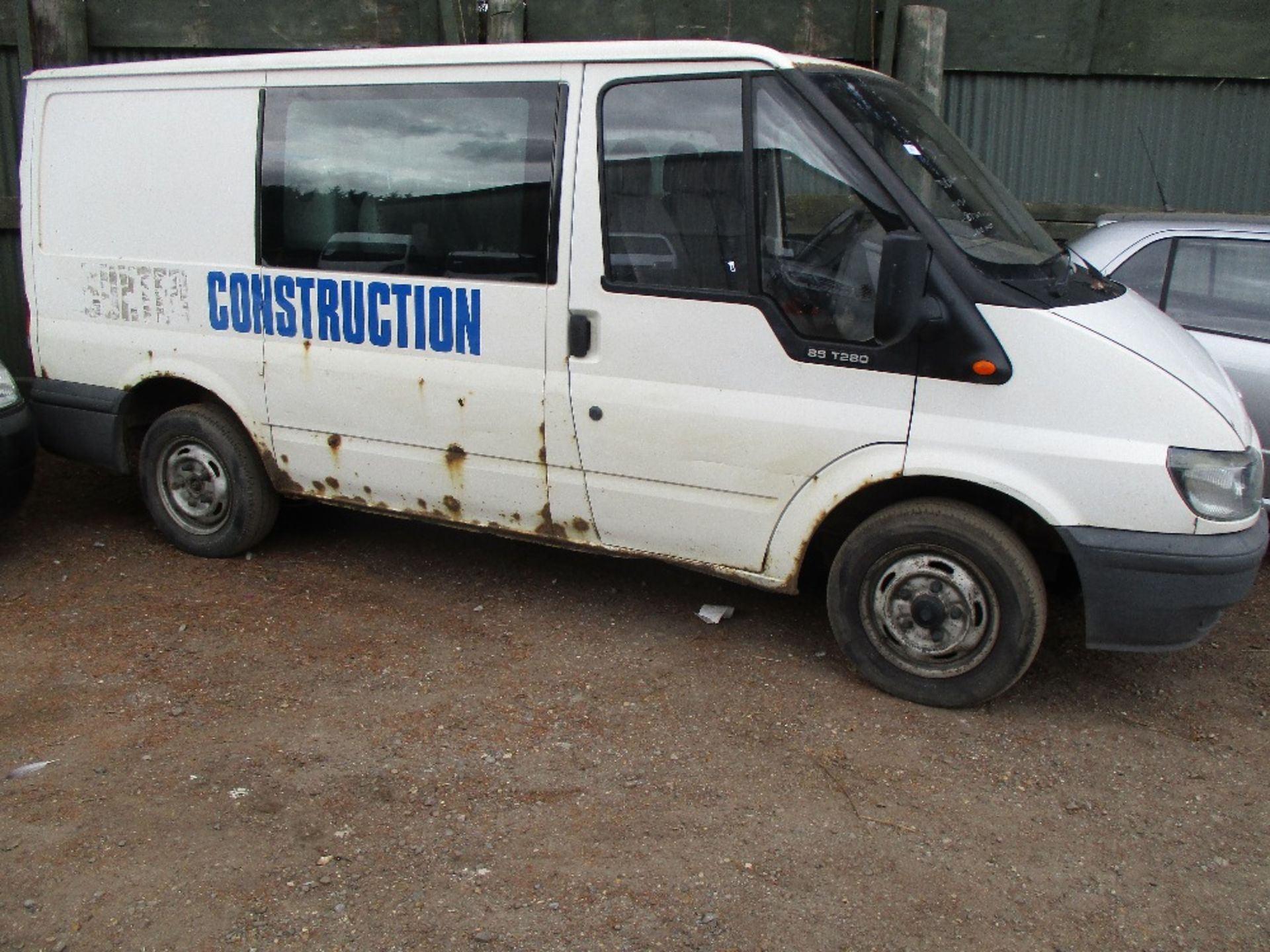 FORD TRANSIT CREW VAN, REG:NL05 LKN WHEN TSTED WAS SEEN TO START, DRIVE AND BRAKE