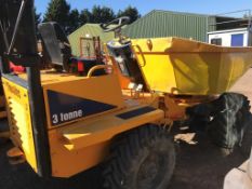 THWATES 3 TONNE SWIVEL SKIP DUMPER, YEAR 2007 BUILD