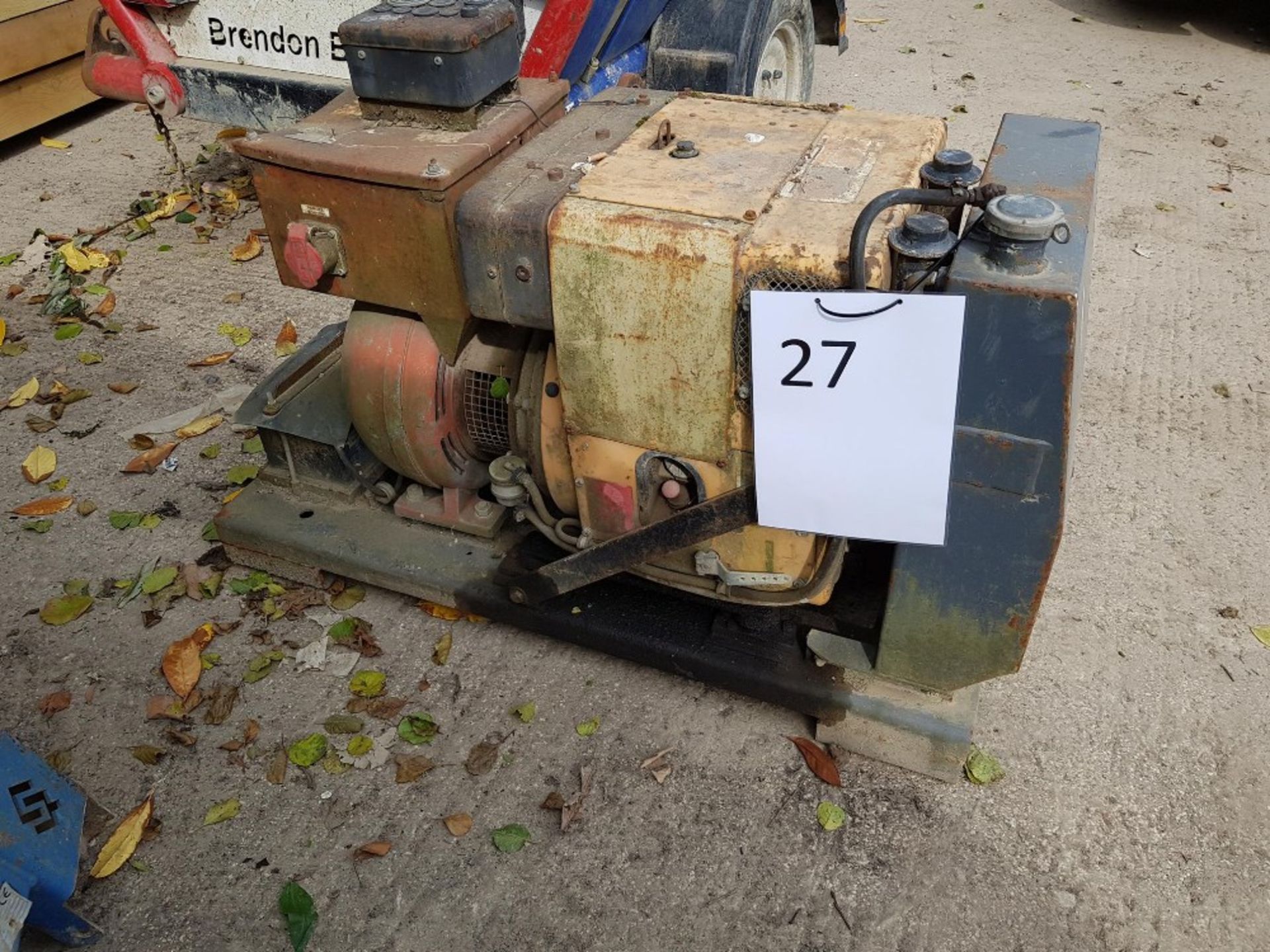 250 Amp D Weld – Welding Plant. Working / Magnets may need to be re-energised LOT LOCATION: 2 Main