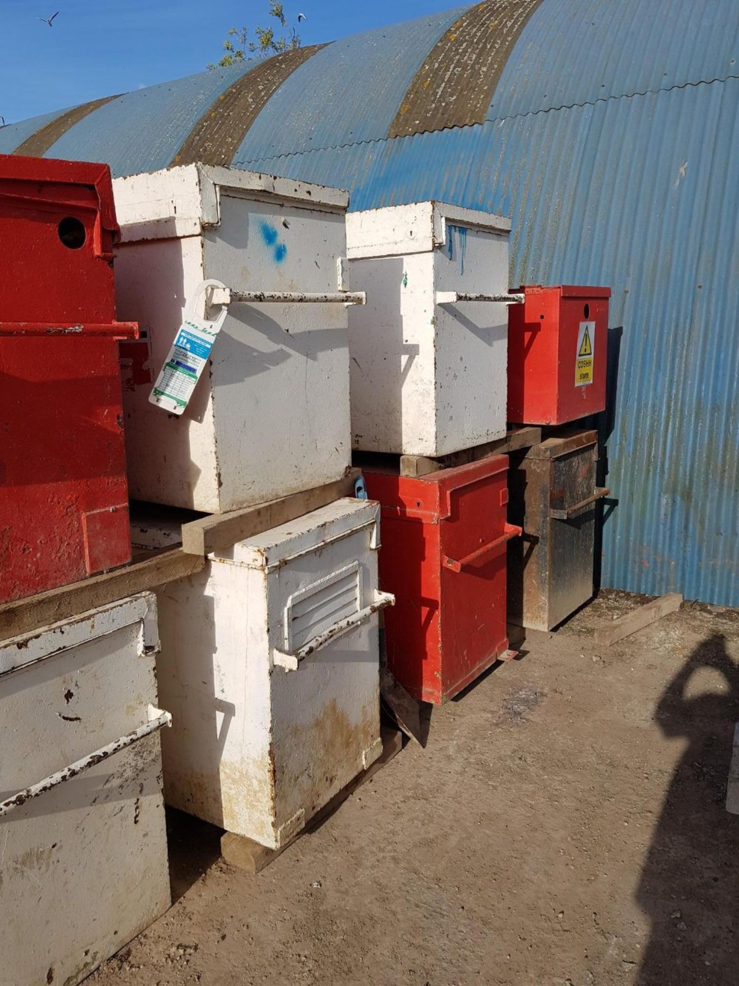 8No tool boxes (No O'Keefe ref) LOT LOCATION: TN14 6EP. OKEEFE STORAGE YARD, 2 Main Road, Sundridge,