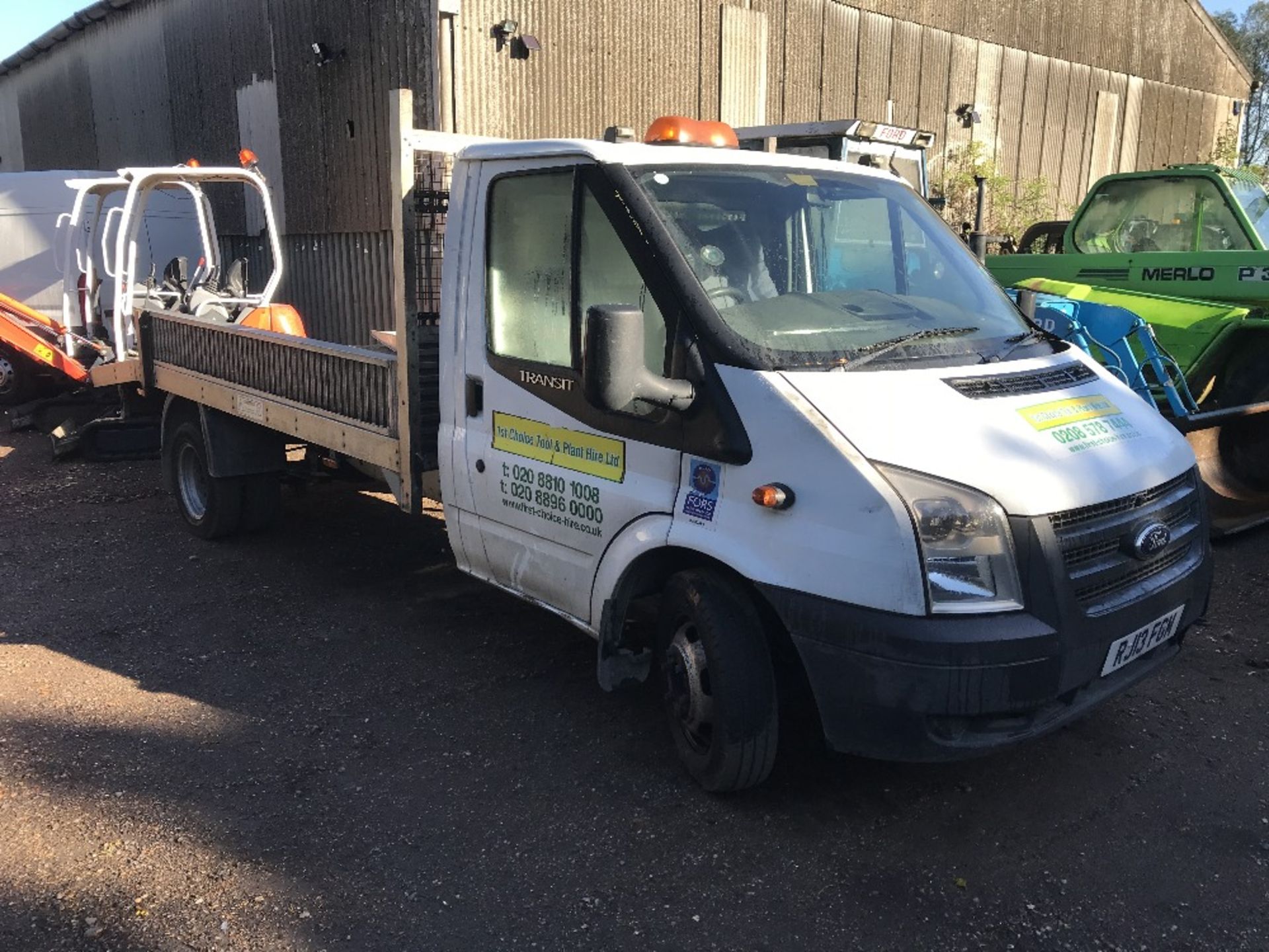 FORD TRANSIT BEAVERTAIL PLANT TRUCK YEAR 2013 REG.