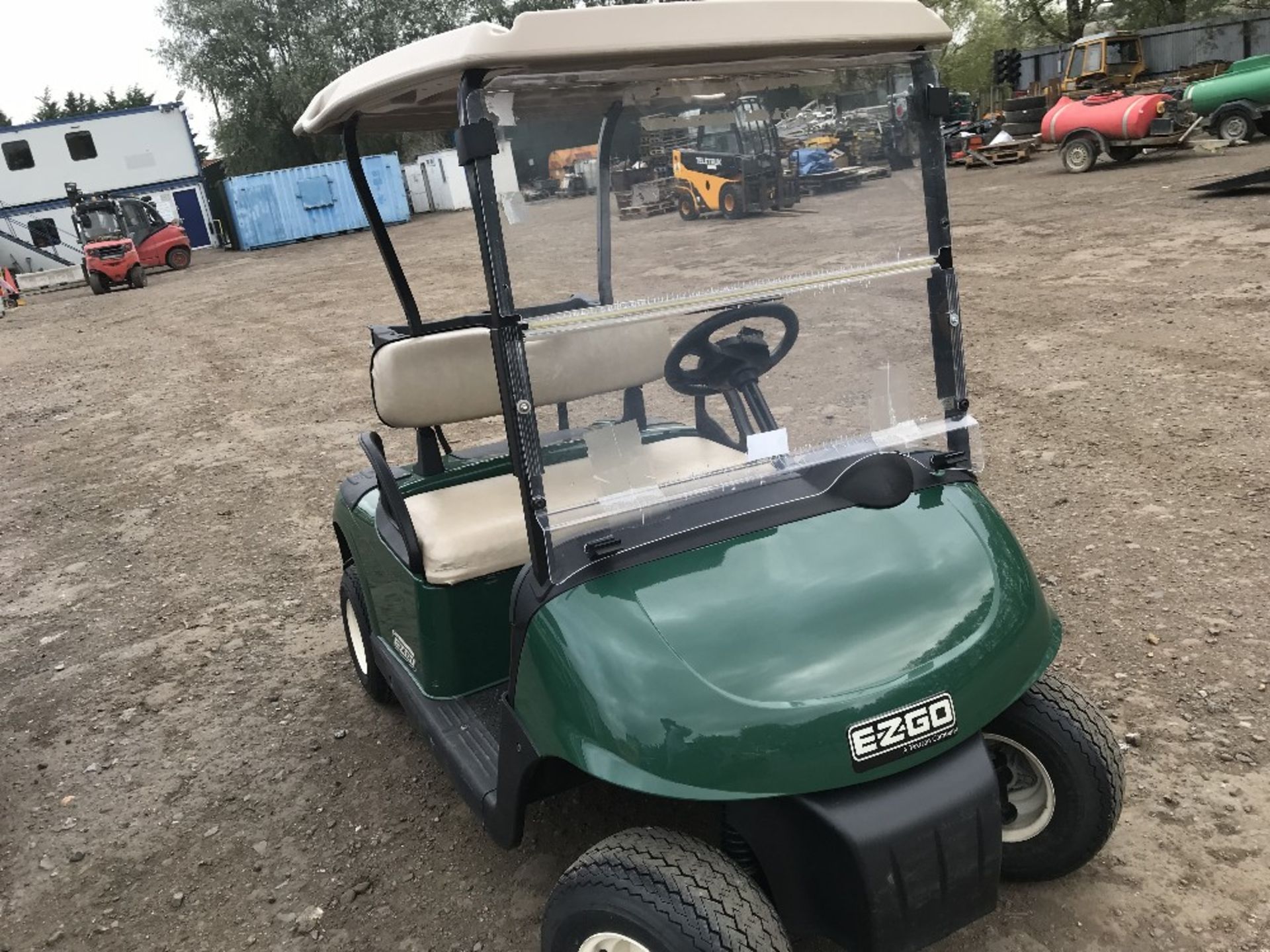 EZGO PETROL ENGINED GOLF BUGGY, WHEN TESTED WAS SEEN TO DRIVE, STEER AND BRAKE..SEE VIDEO