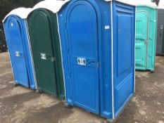 3 X SL TYPE PORTABLE TOILETS...NB: 3 TOILETS SOLD AS ONE LOT