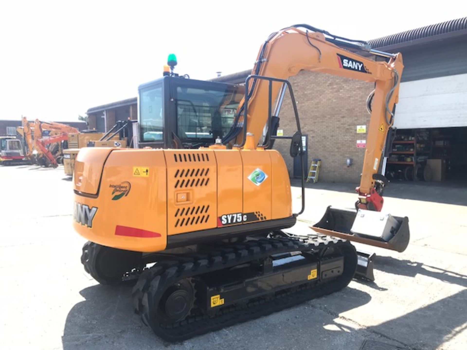 SANY SY75C 7 TONNE RATED MIDI EXCAVATOR. - Image 2 of 9