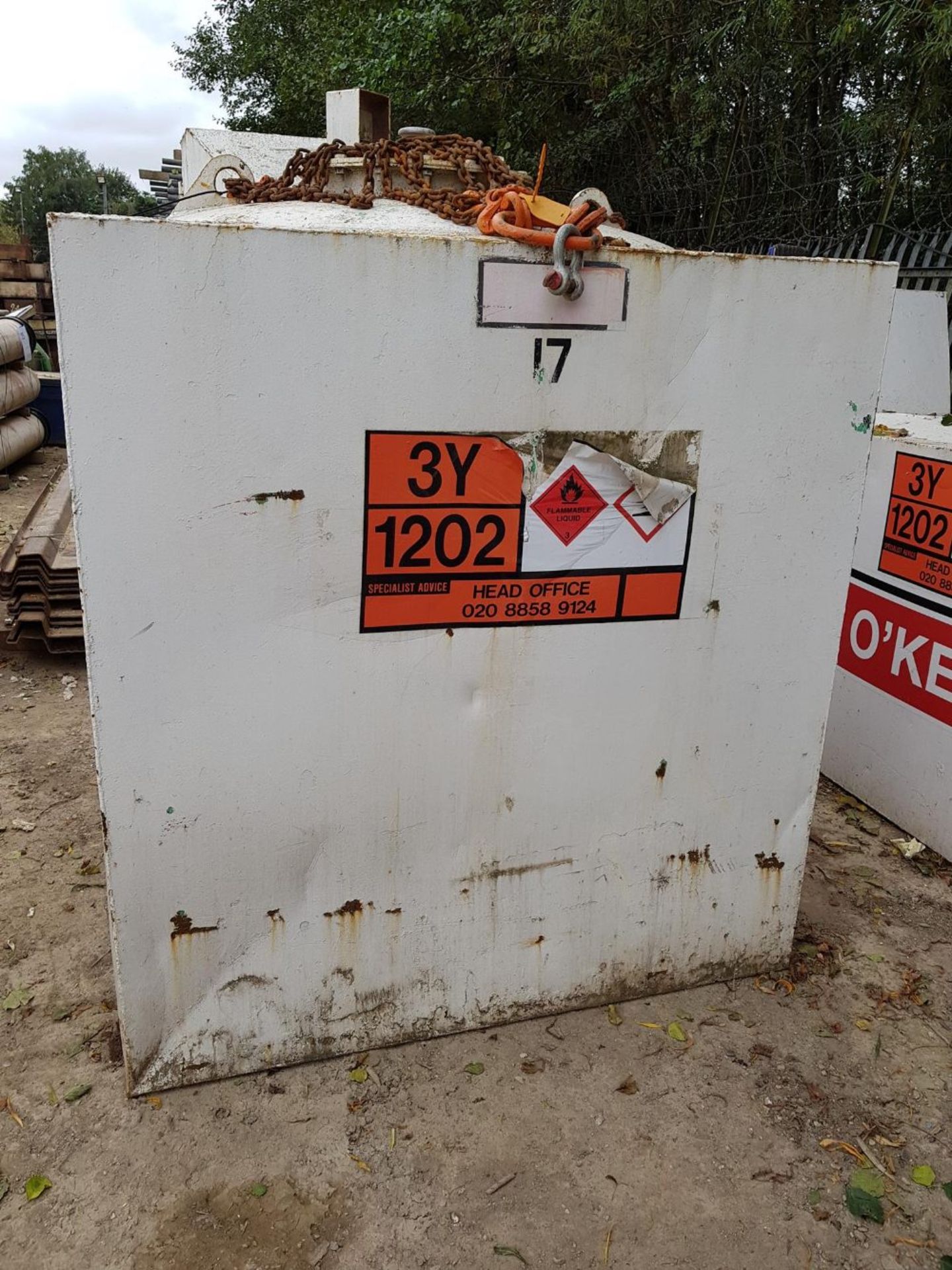 Diesel Tank – Pump included – 2500L Tank (O’Keefe Ref DT17) LOT LOCATION: 2 Main Road, Sundridge, Nr