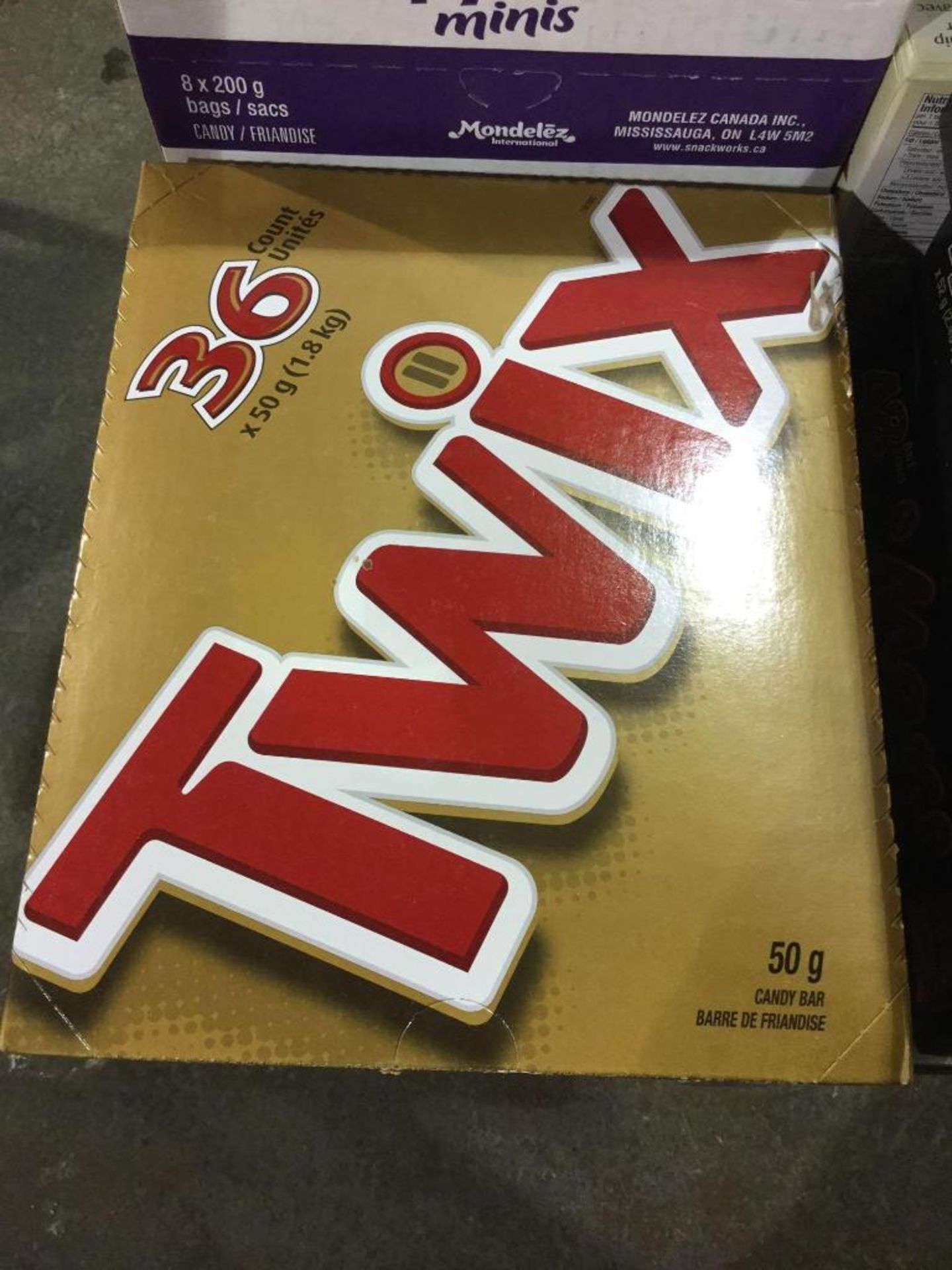 Case of 36 x 50 g Twix Bars