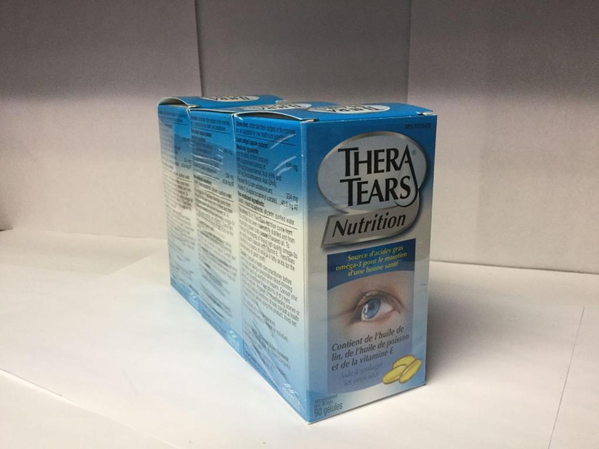 Lot of 3 x 90 Soft Gels - Thera Tears supplements