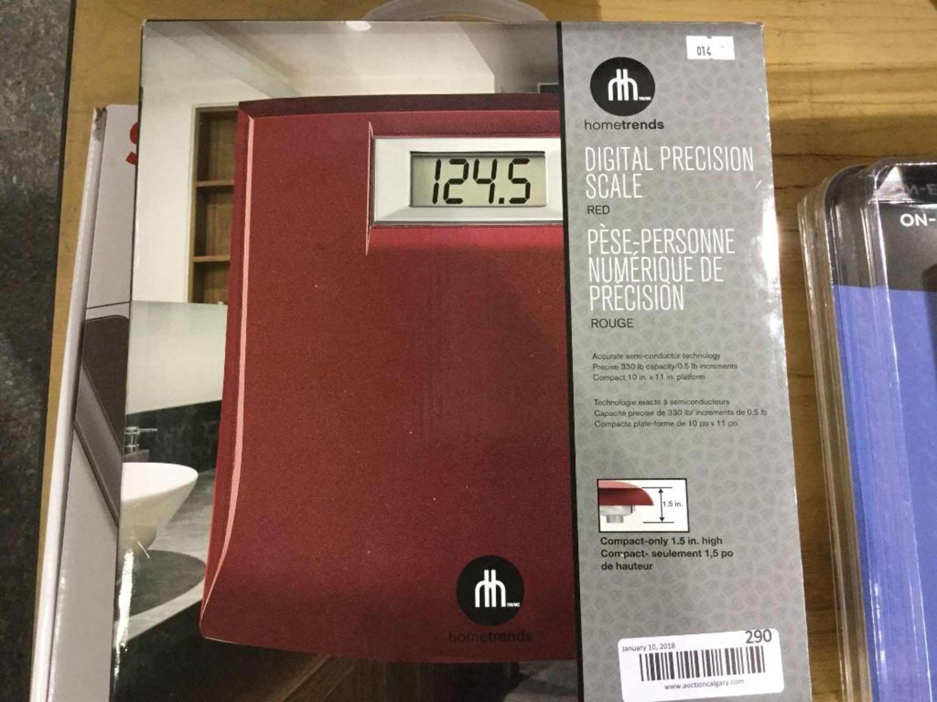 Home Trends Digital Scale - red