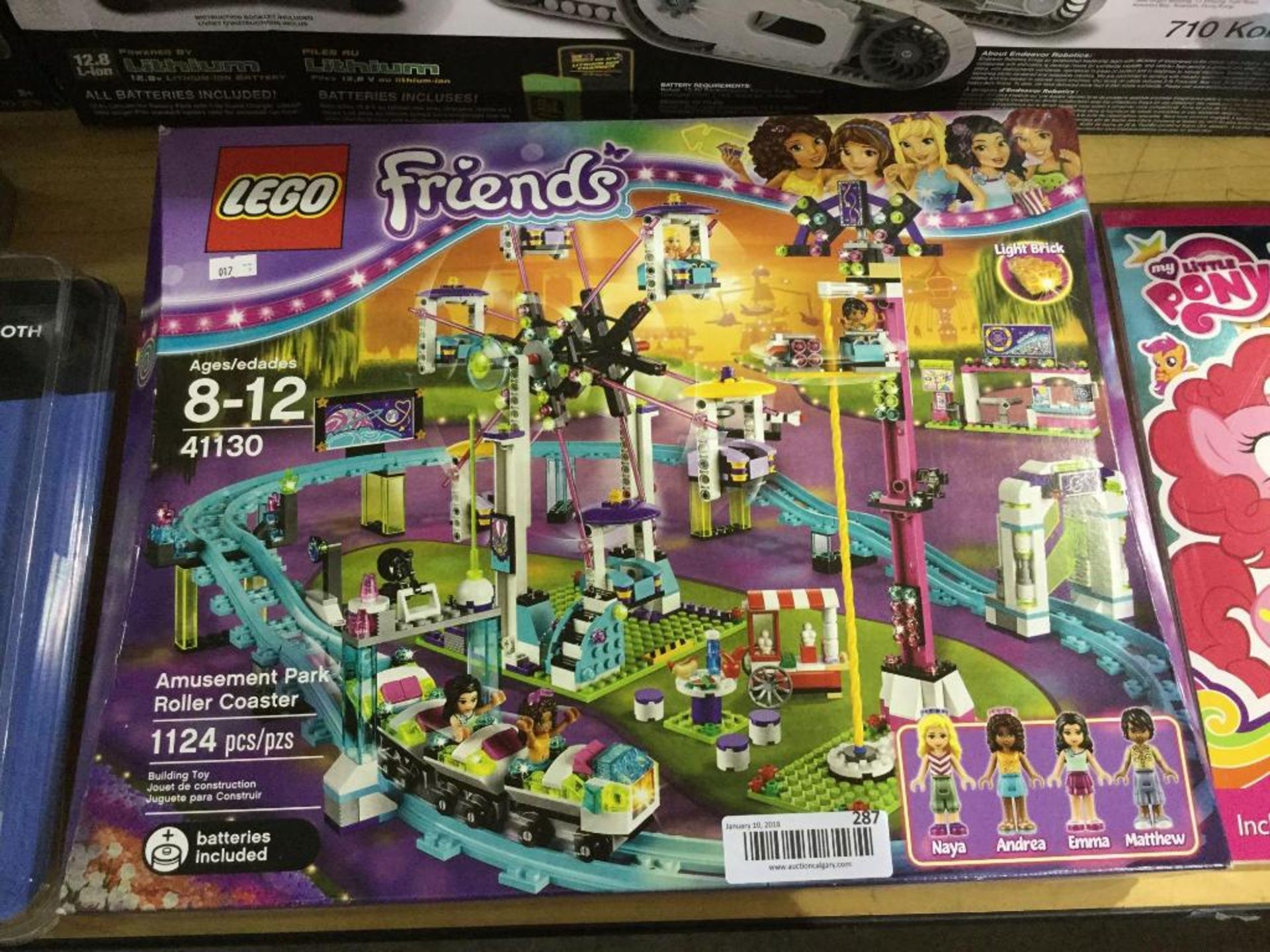 Lego Friends - 1124 Piece Amusement Park Roller Coaster