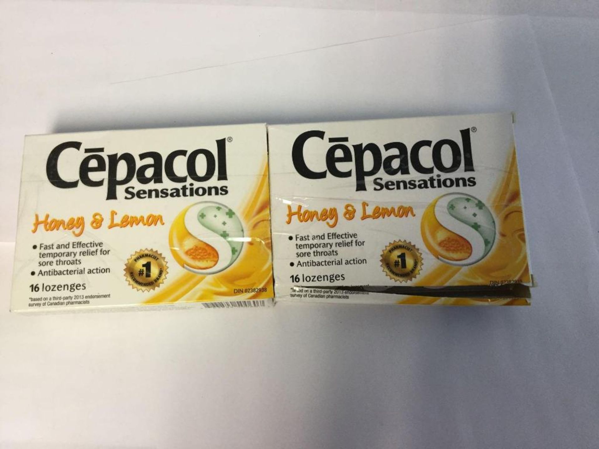 Lot of 2 x 16 Lozenges of Cepacol - Honey and Lemon