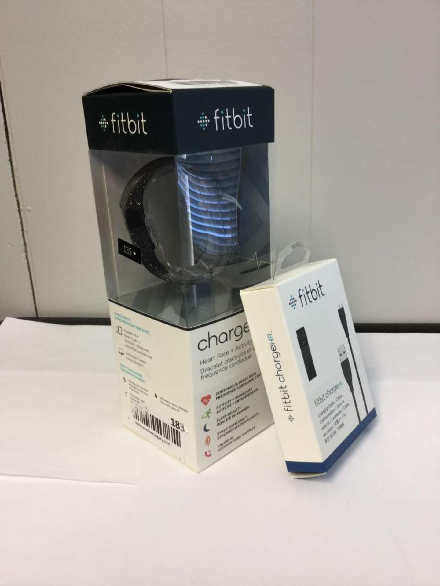 Fit bit HR Fitness Monitor with extra Charger