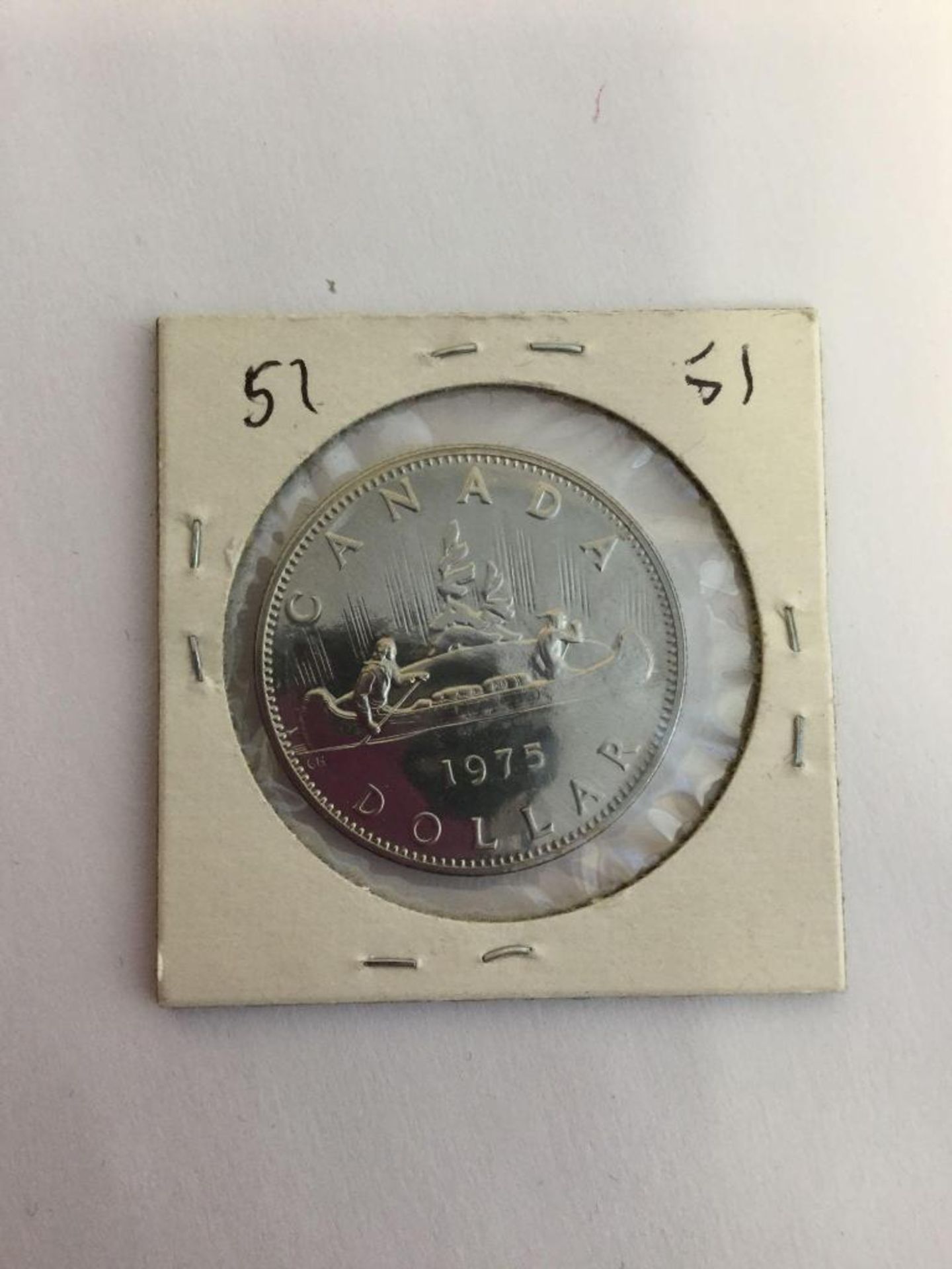 1975 Canadian Silver dollar - proof like