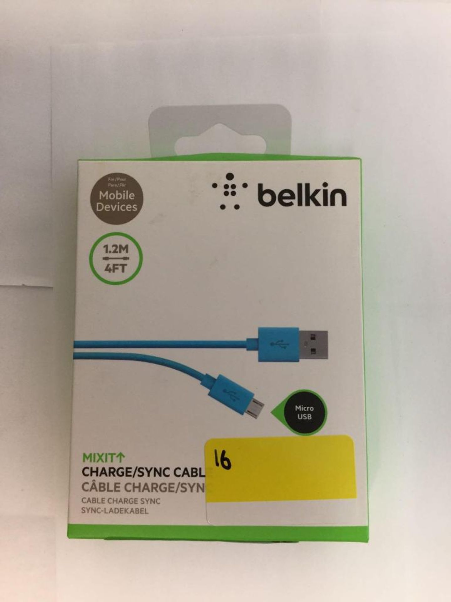 Belkin 1.2m Charge/Sync Cable - Micro USB