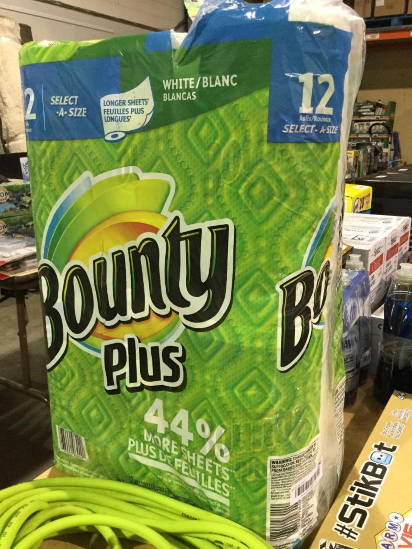 12 Pack of Bounty Plus Paper towel