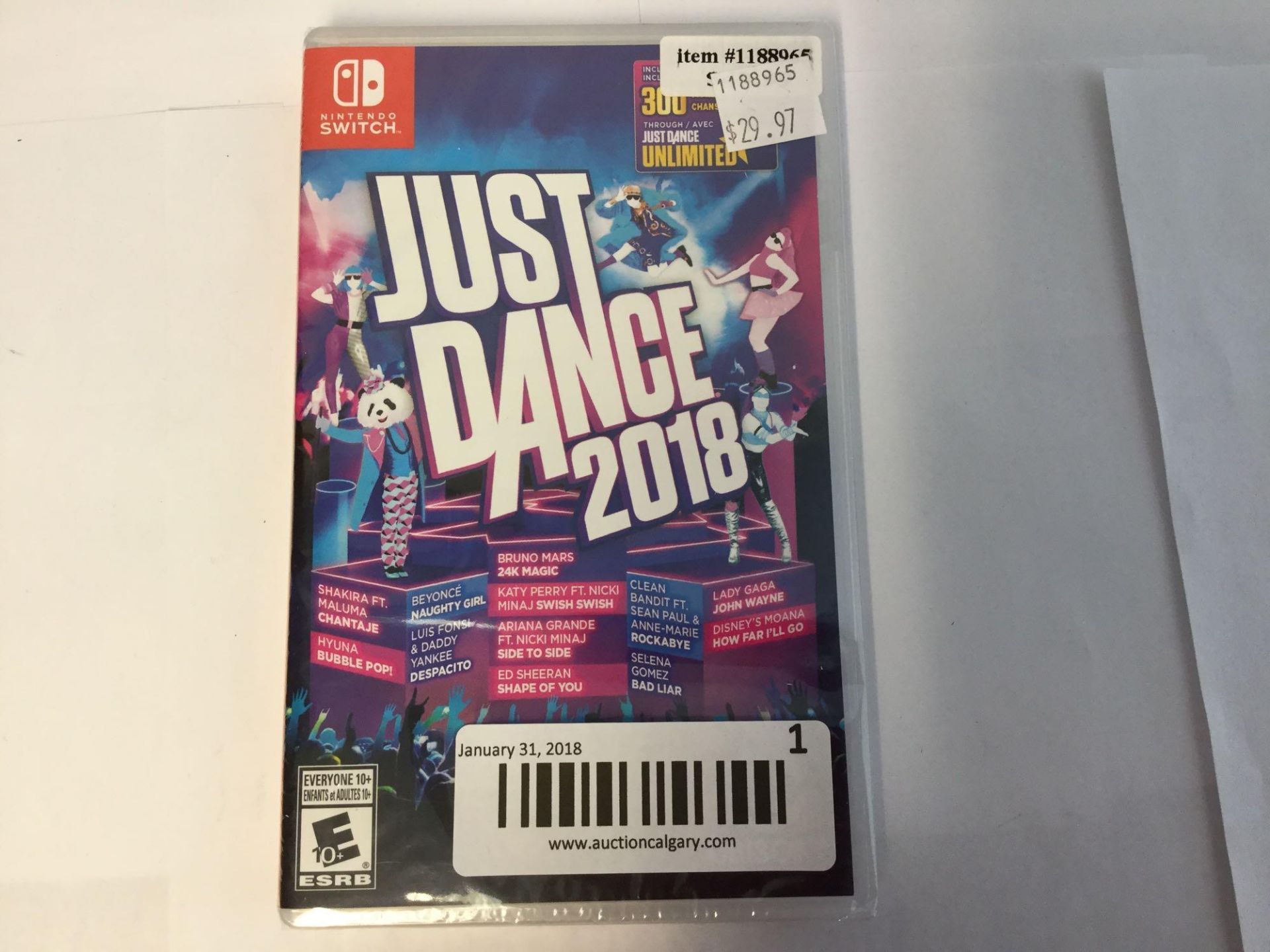 Nintendo Switch Just Dance 2018