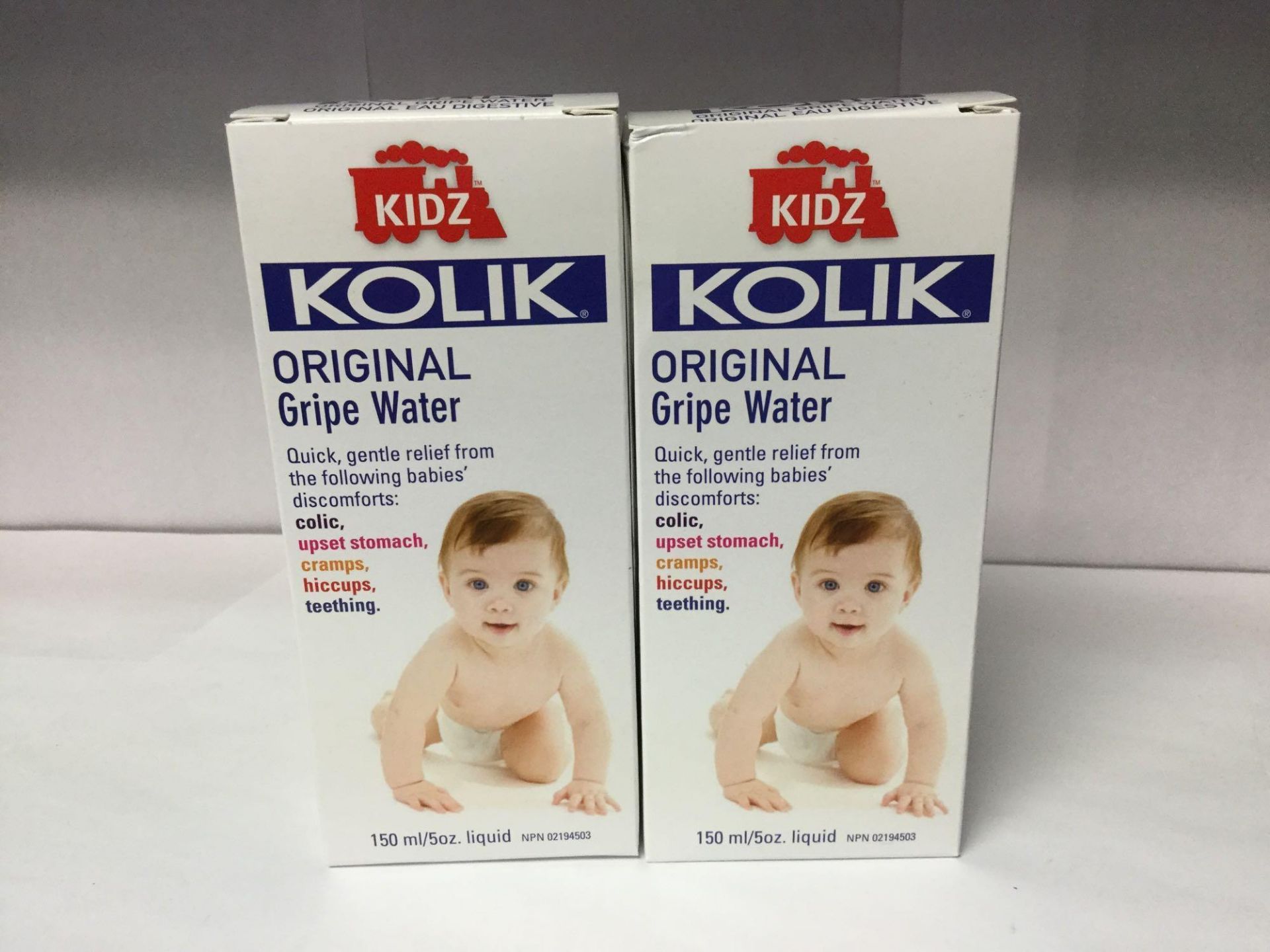 Lot of 2 x 150 mL Kolik Original Gripe Water