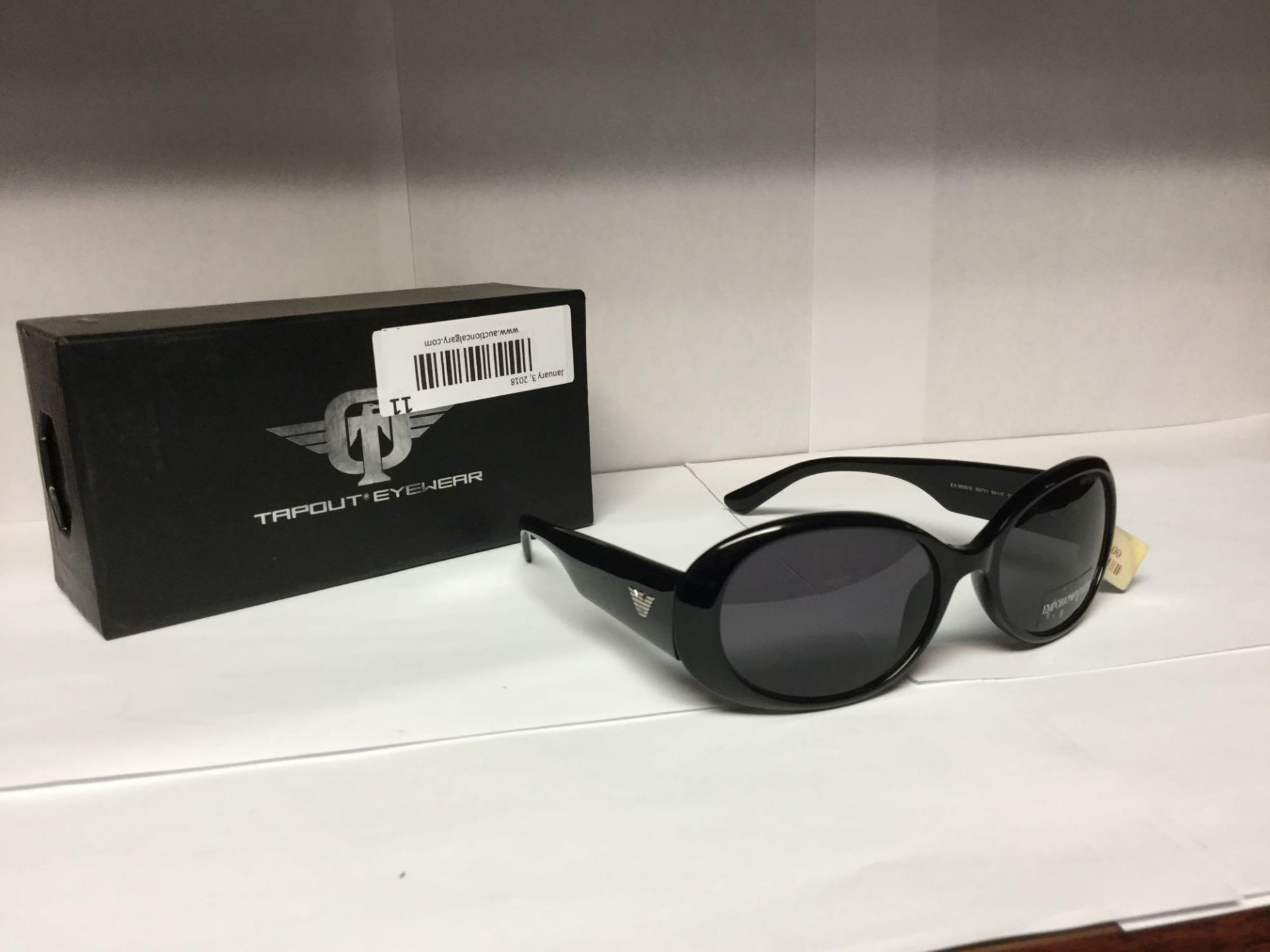 Emporio Armani Ladies Sunglasses with Box and Bag Value $185