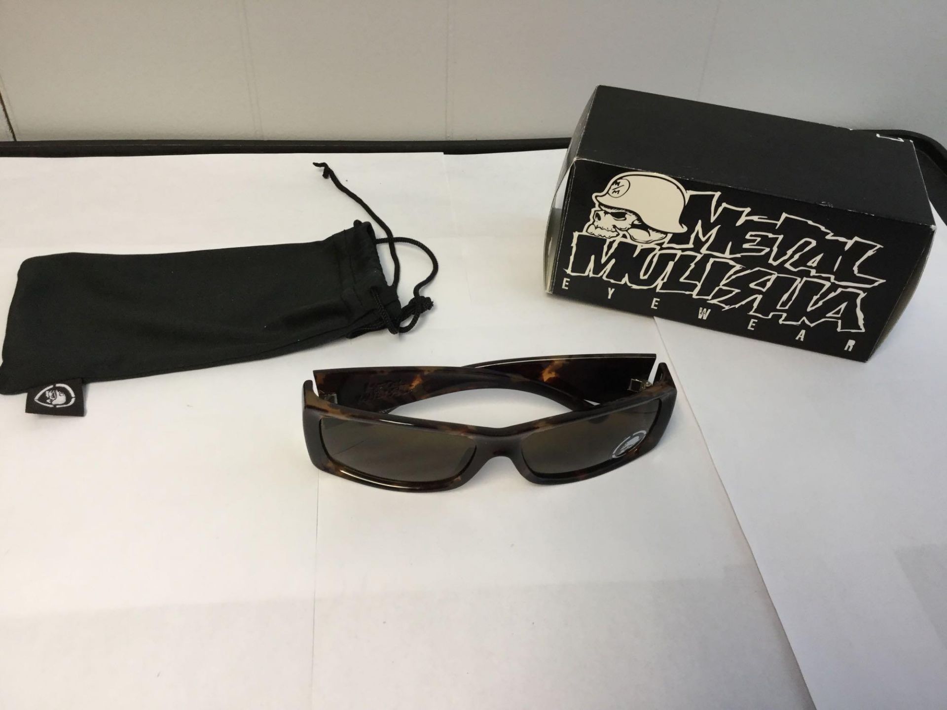 Metal Mulisha Sunglasses with Bag and Box Value $185