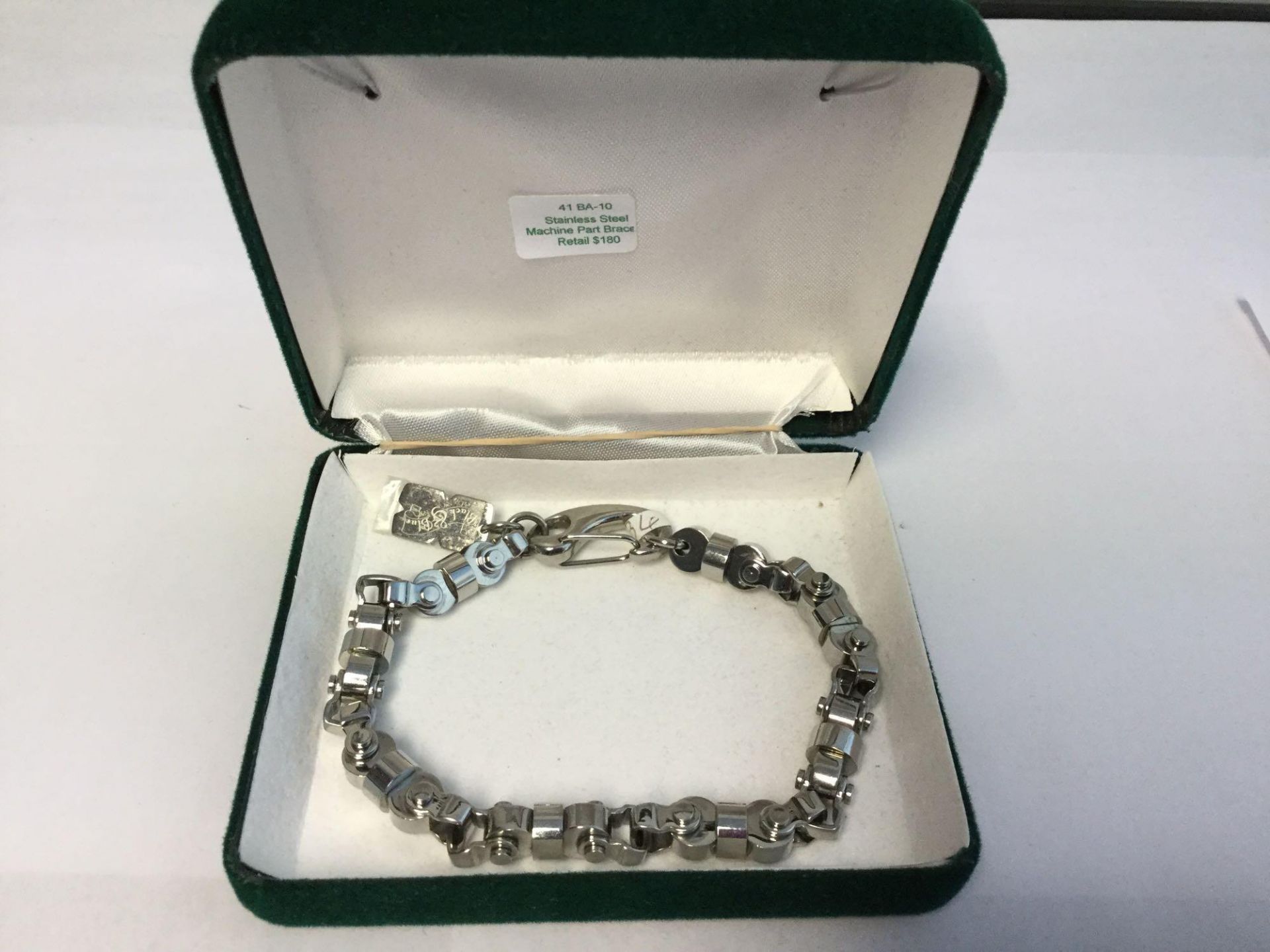 Stainless Steel Machine Part Bracelet Retail $180