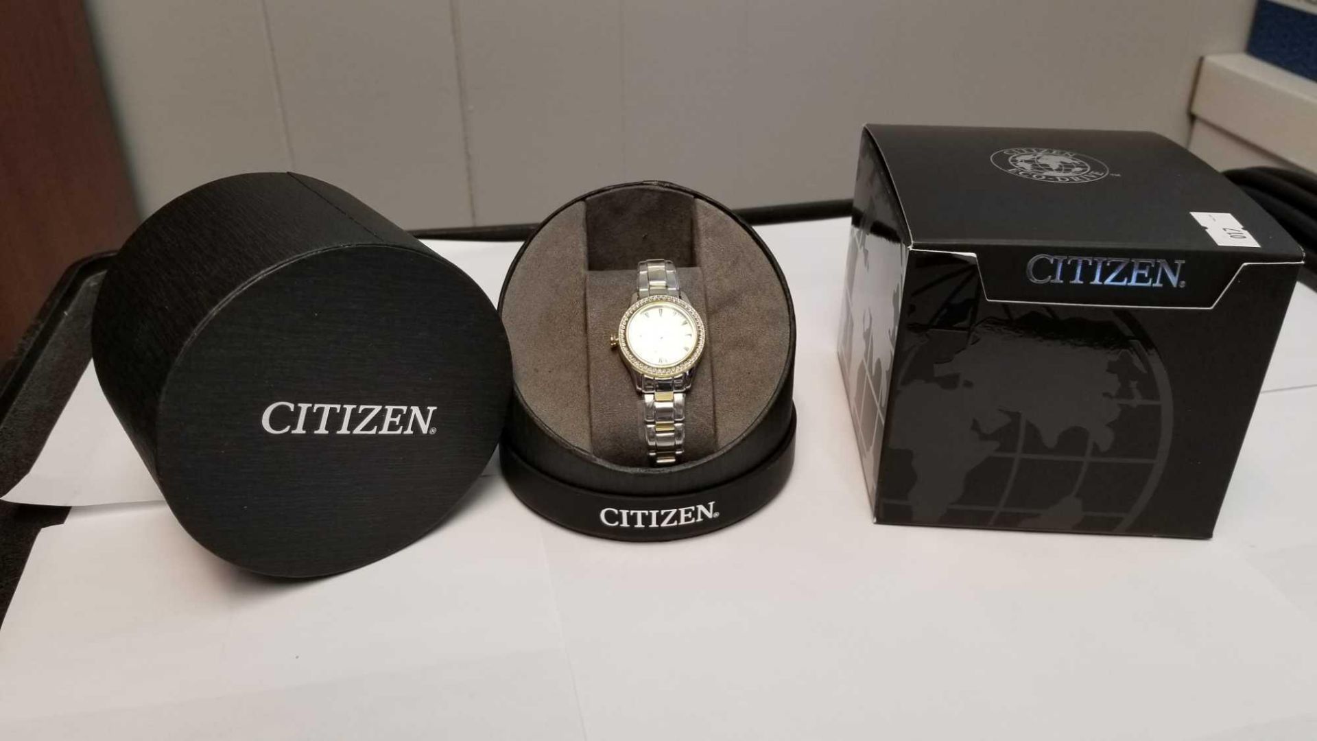 Citizen Women's Watch - Stainless Steel Silhouette Crystals Around Face