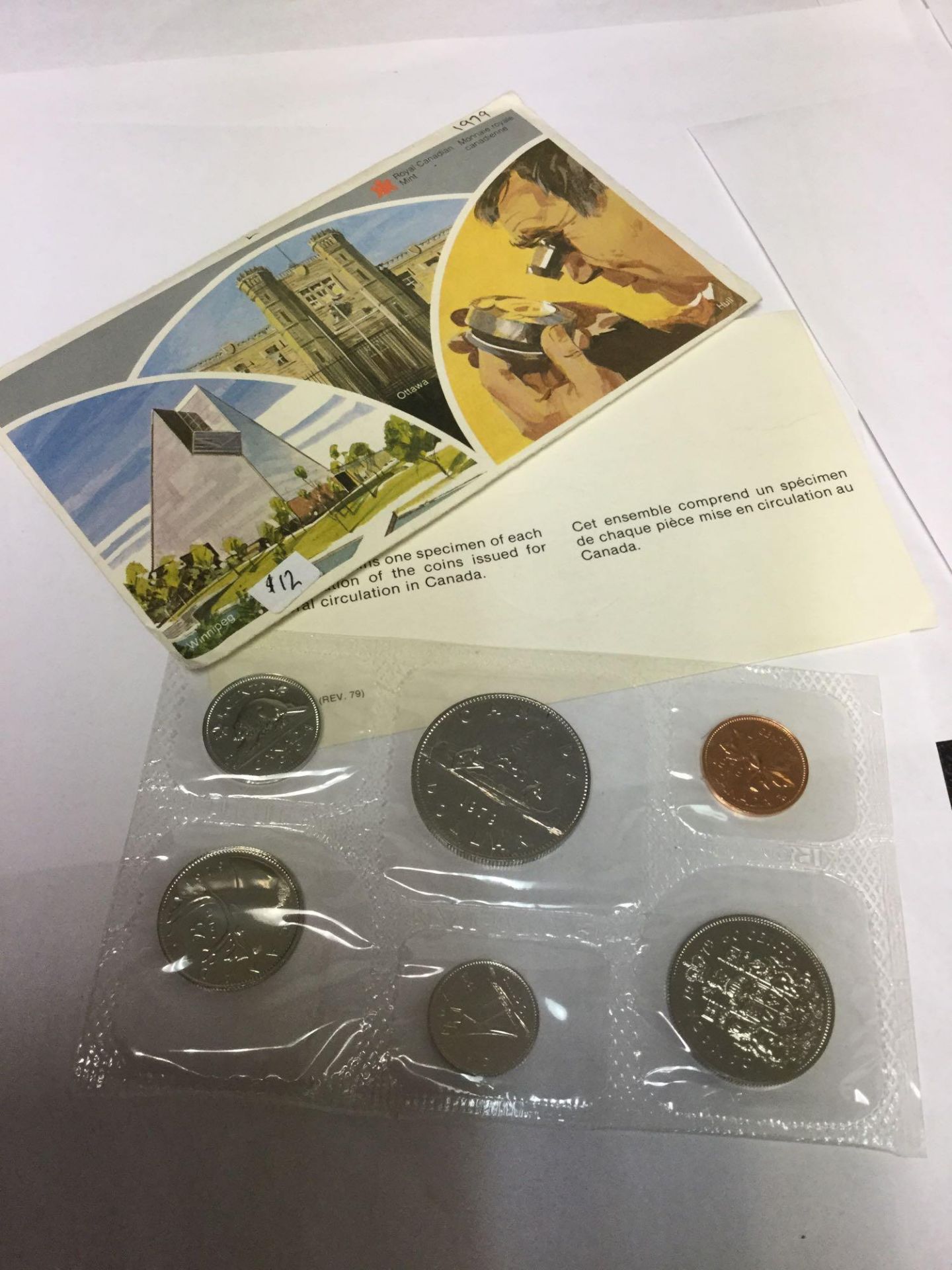 Royal Canadian Mint- 1979 Specimen set with Envelope