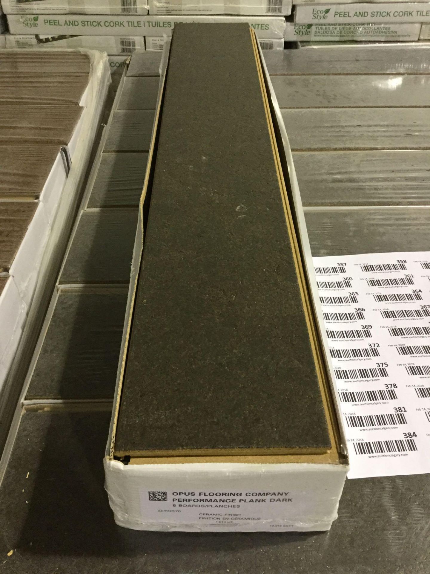 7/17" x 5 1/2" x 36" Dark Grey Flooring 10.9 SQ ft / box