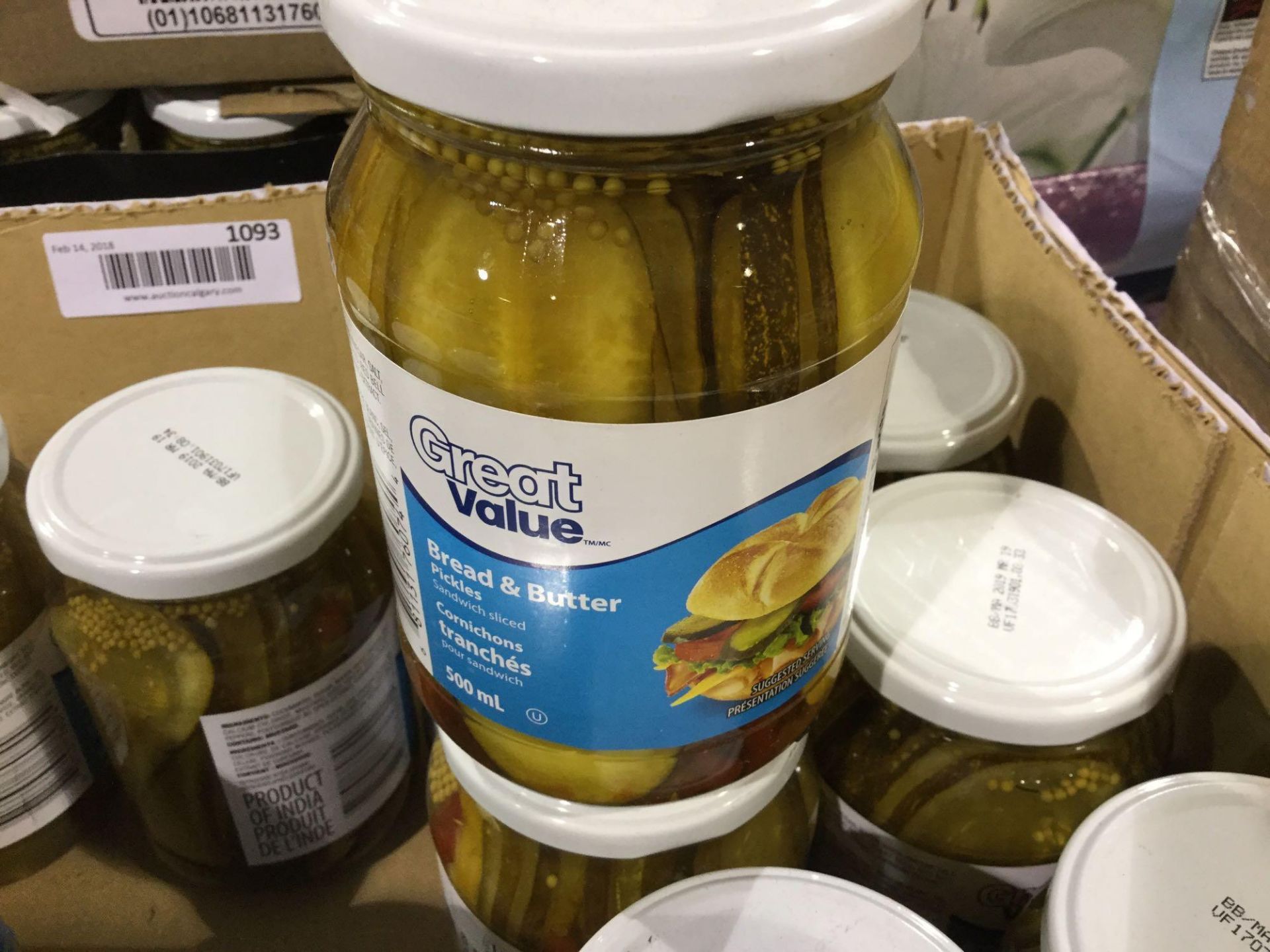 Great Value Bread & Butter Pickles 12x 500mL - Image 2 of 2
