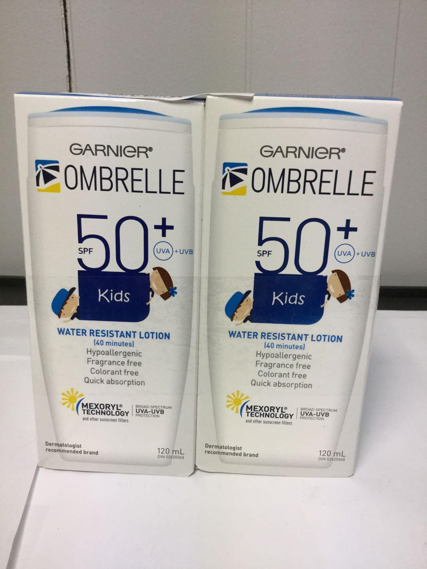 Lot of 2 x 120 ml Ombrelle Kids Water Resistant Sunscreen SPF 50 - Image 2 of 2