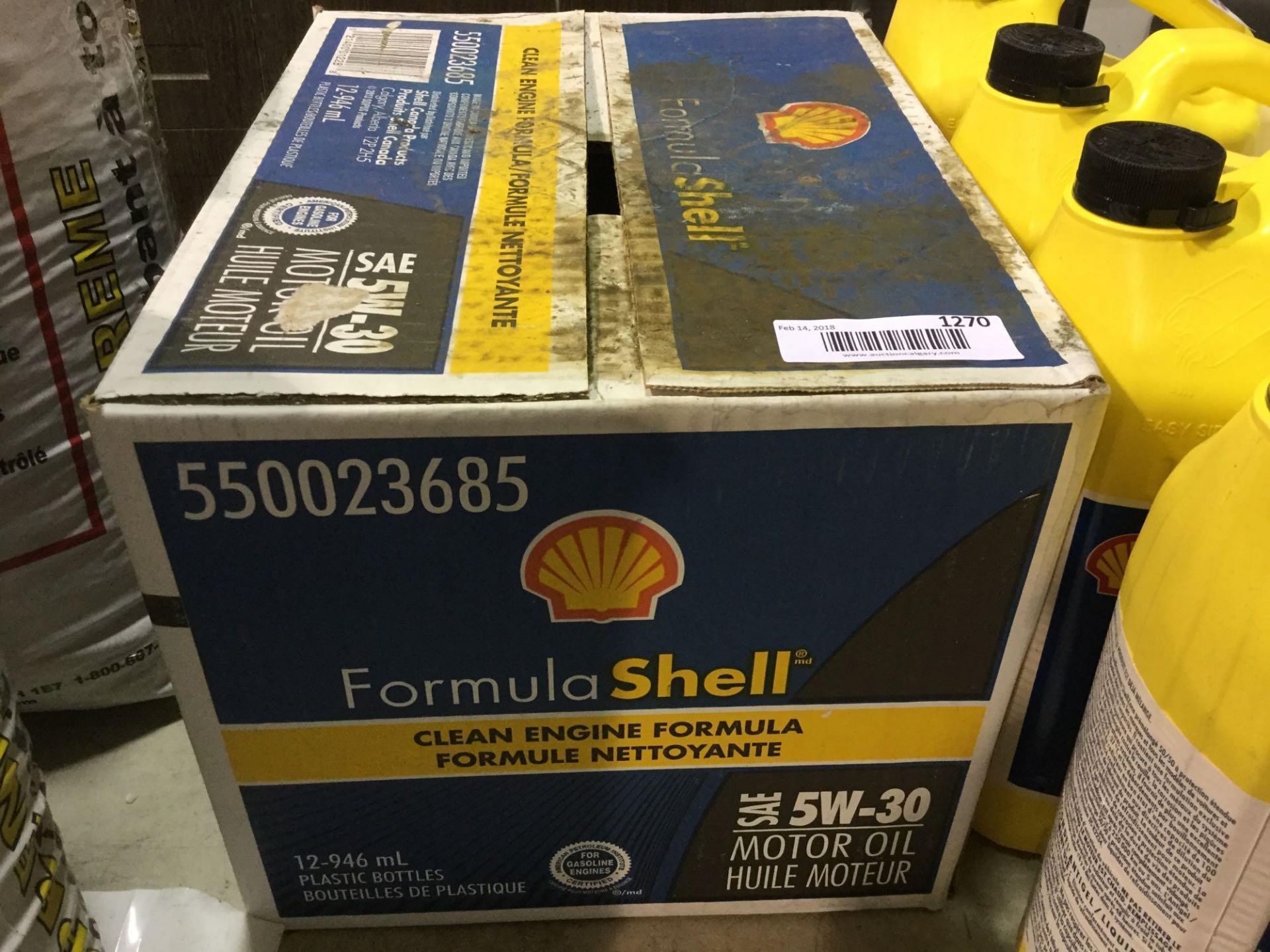 Case of 12 x 946 mL 5w-30 Formula Shell Motor Oil
