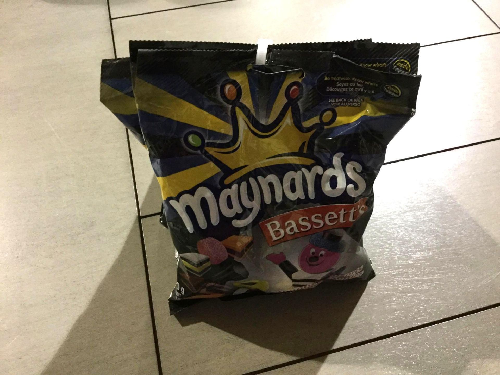 Lot of 4 x 170 g Bags Maynards - Liquorice Allsorts