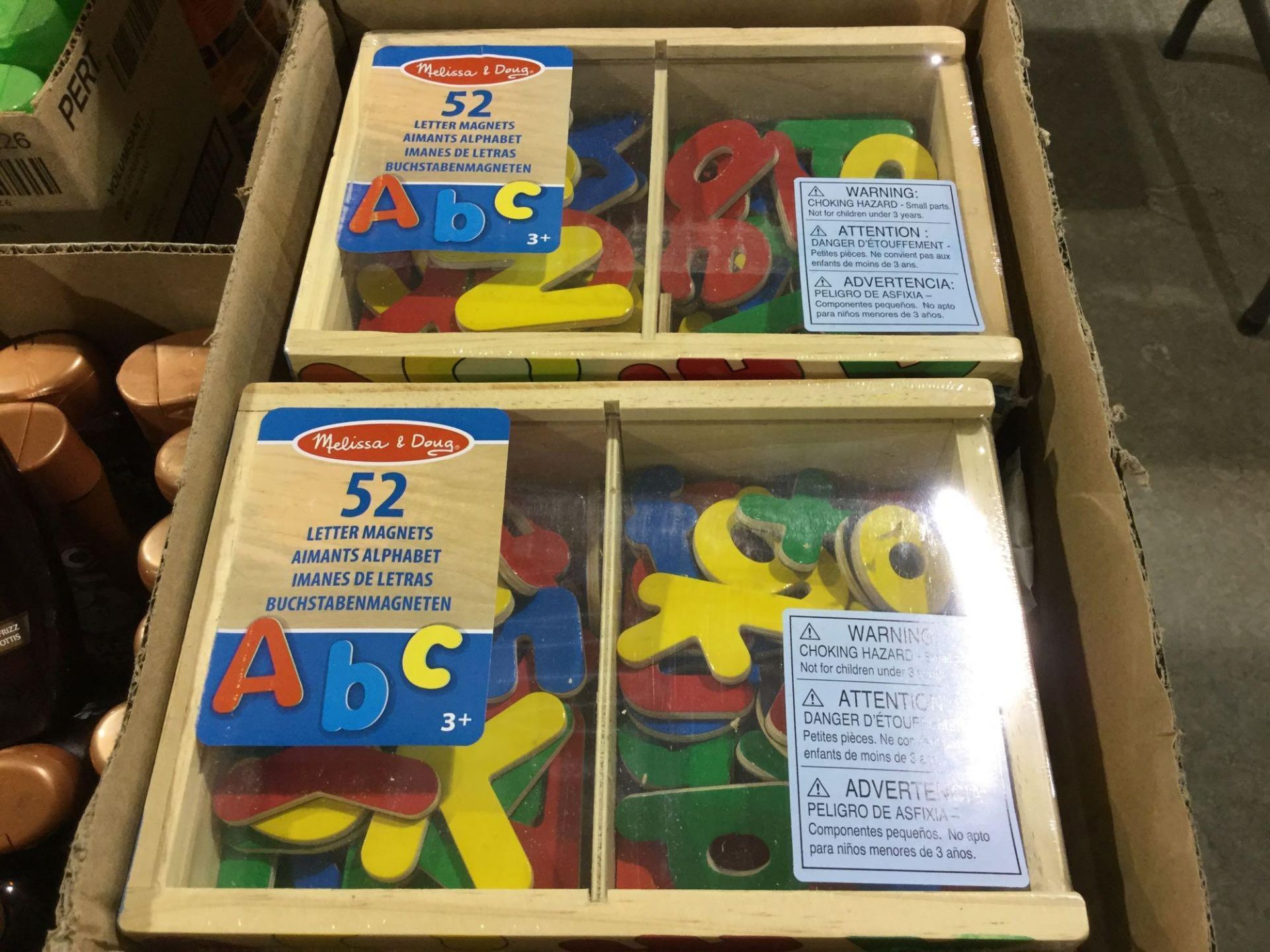 Melissa & Doug 52 Letter Magnets x 6