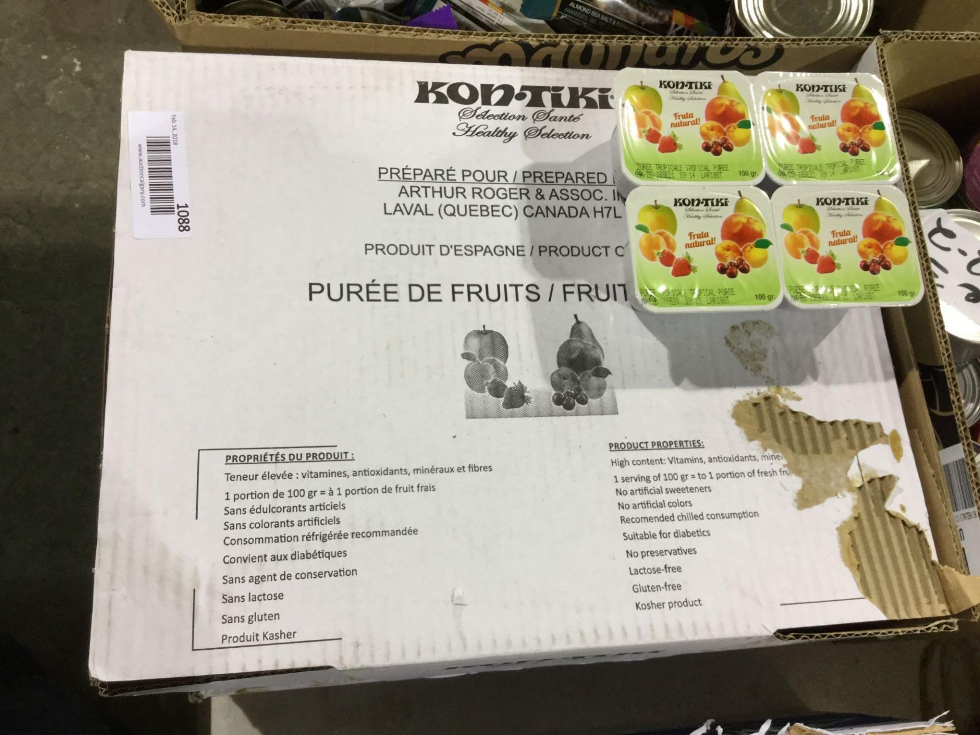 Kon-Tiki Fruit Puree Snack 96 x 100g