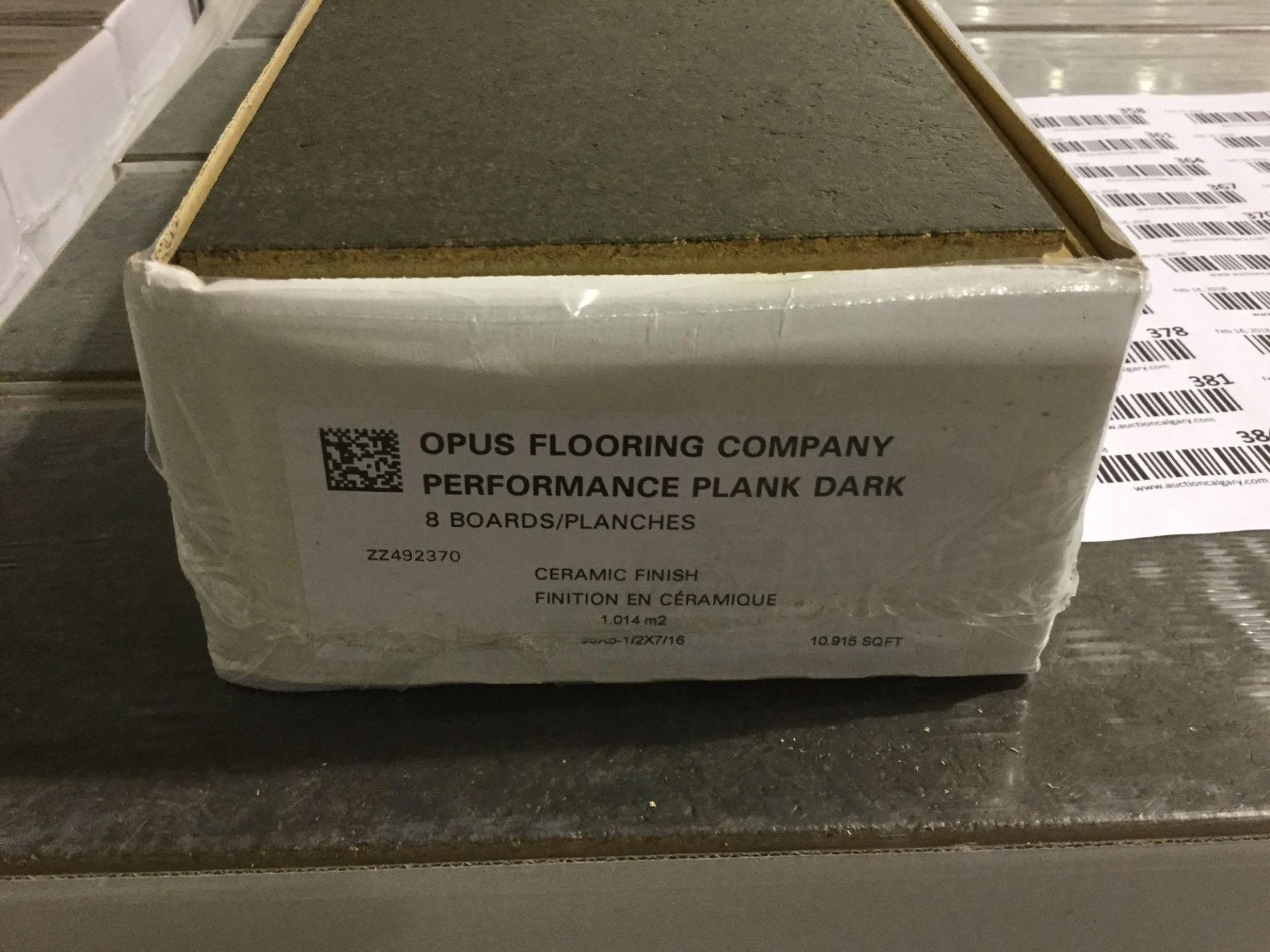 7/17" x 5 1/2" x 36" Dark Grey Flooring 10.9 SQ ft / box - Image 2 of 2