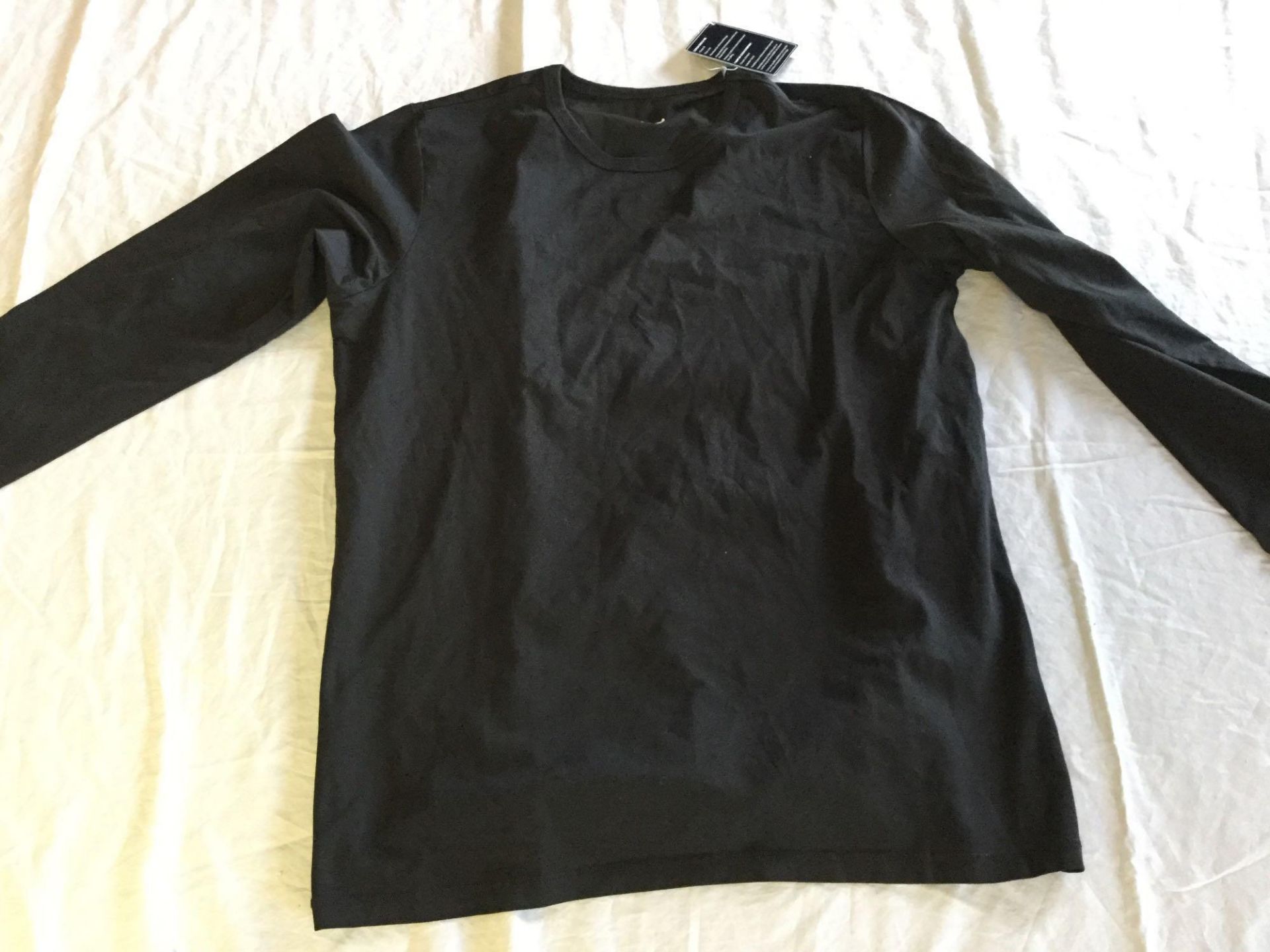 Rough Dress Men’s Black Long-sleeve Shirt Size S/P