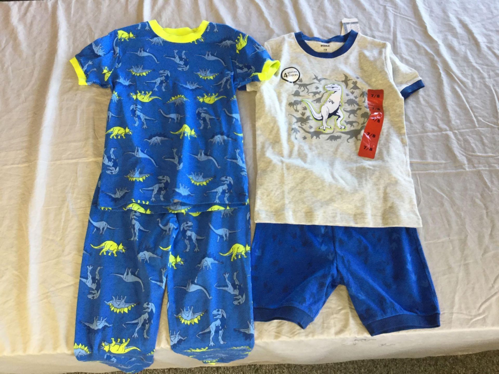 Pekkle Kids 4-Piece Pajama & Casual Set Size 7/8