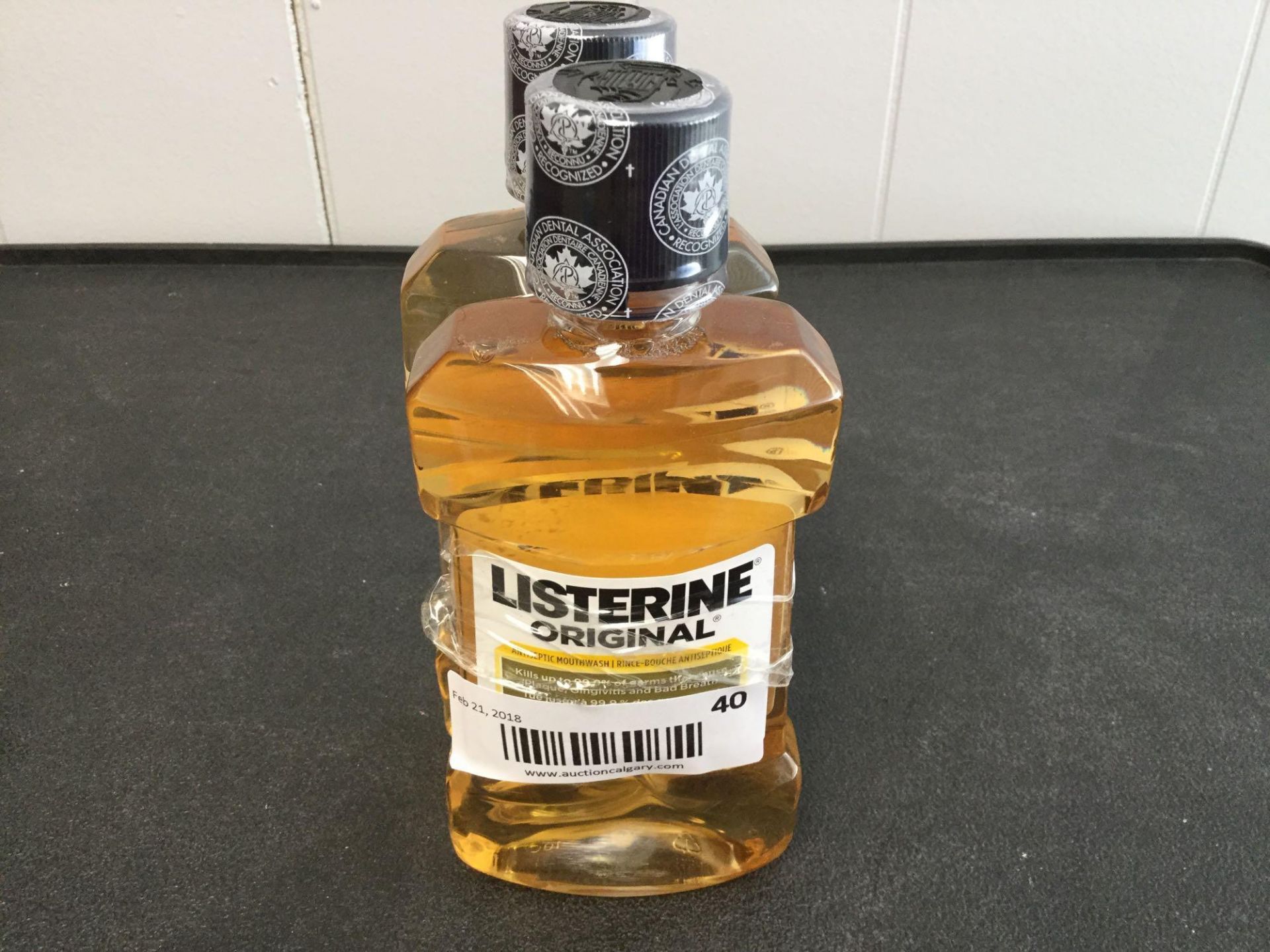 Lot of 2 x 250 ml Listerine Original