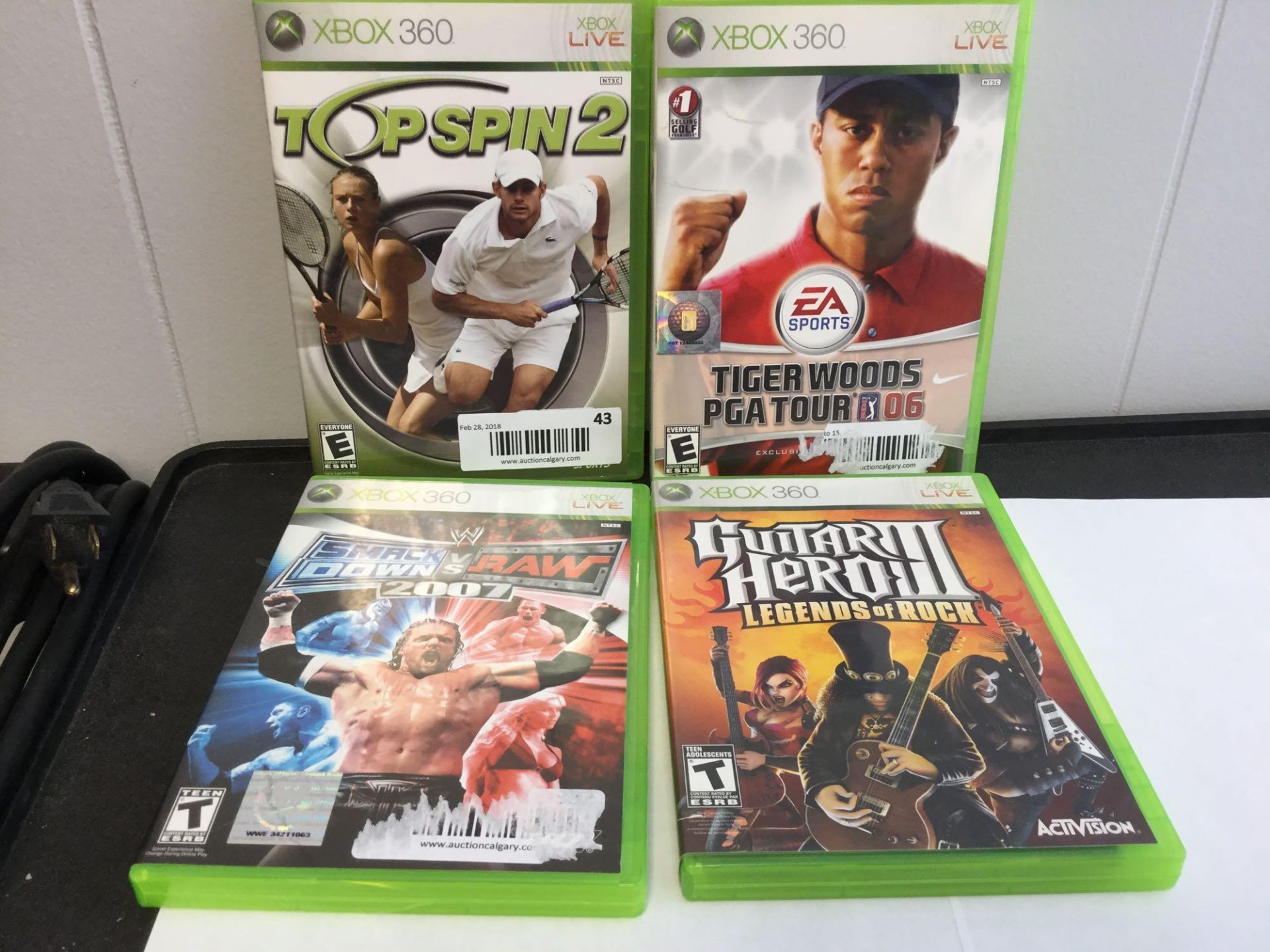 Lot of 4 assorted XBOX 360 Games