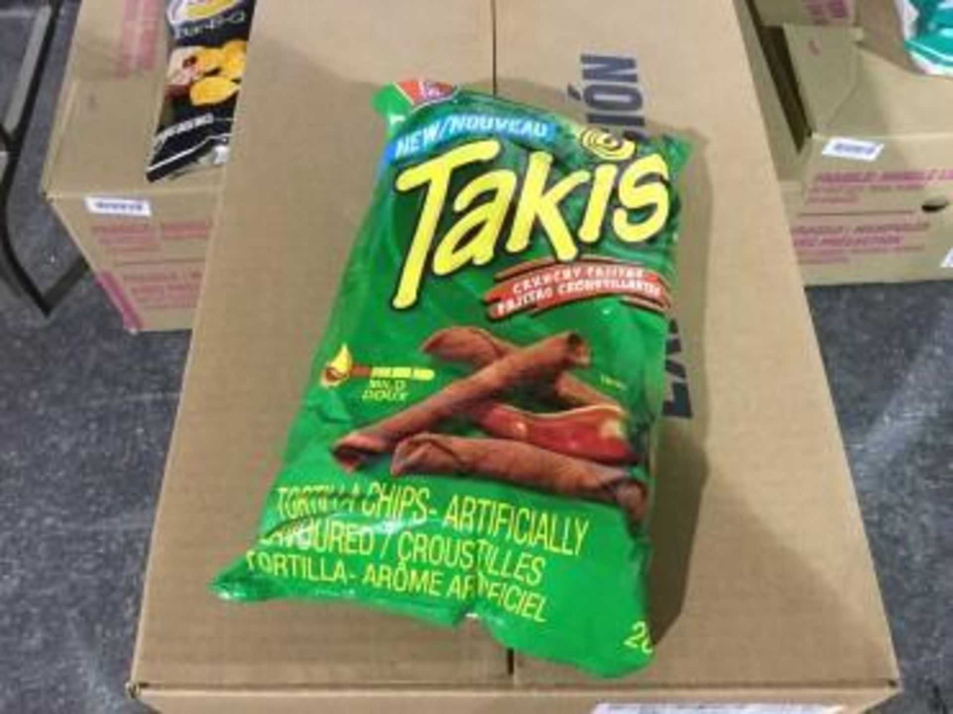 Case of 12 x 280g Takis Crunchy Fajitas chips