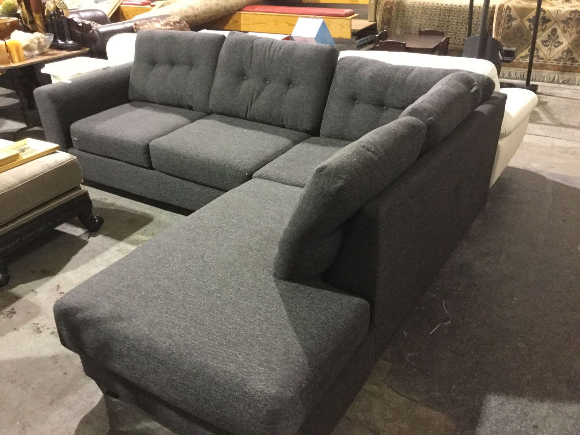 Dark Grey Sectional Sofa