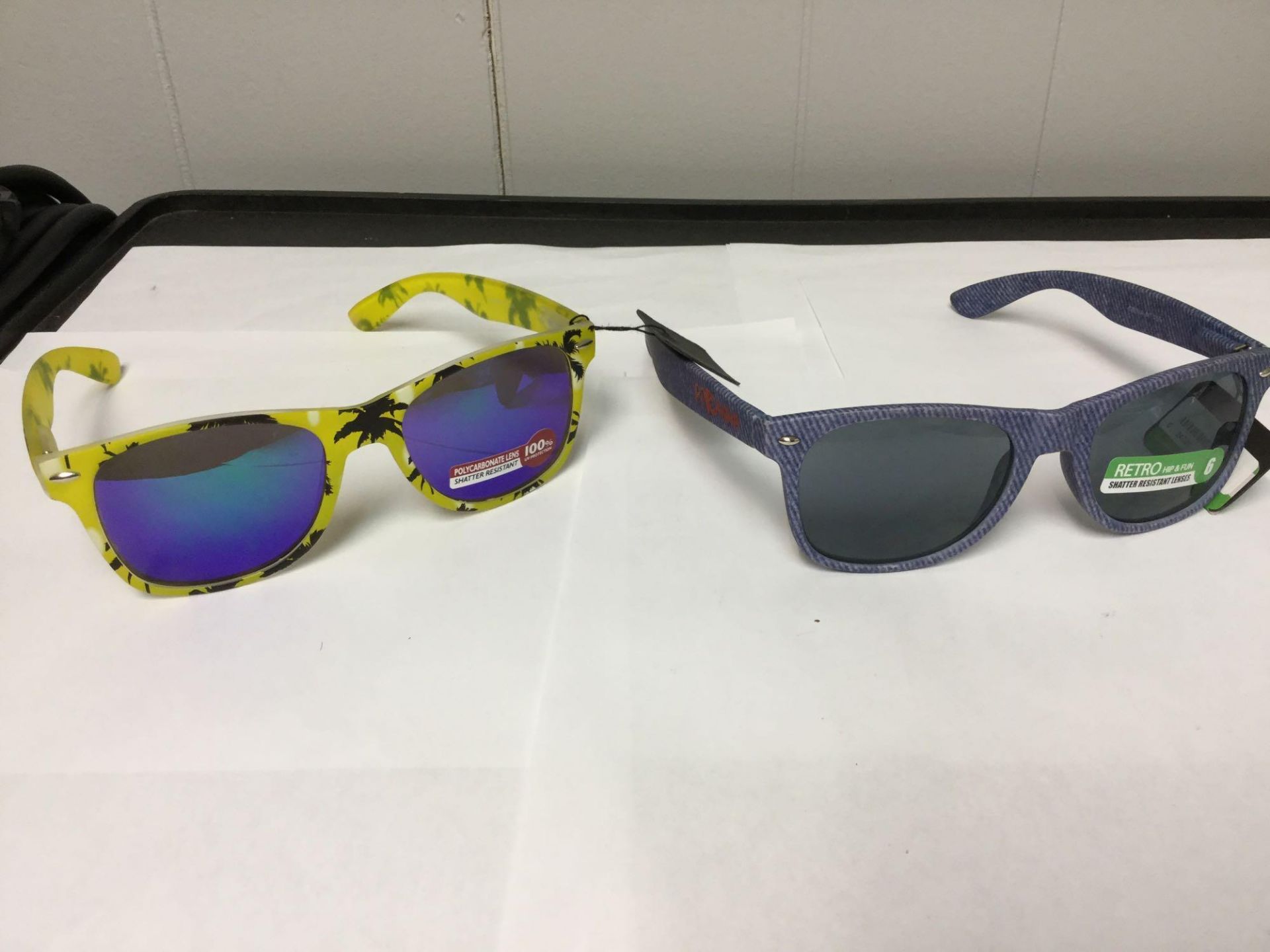 Lot of 2 Men's Retro Fashion Sunglasses