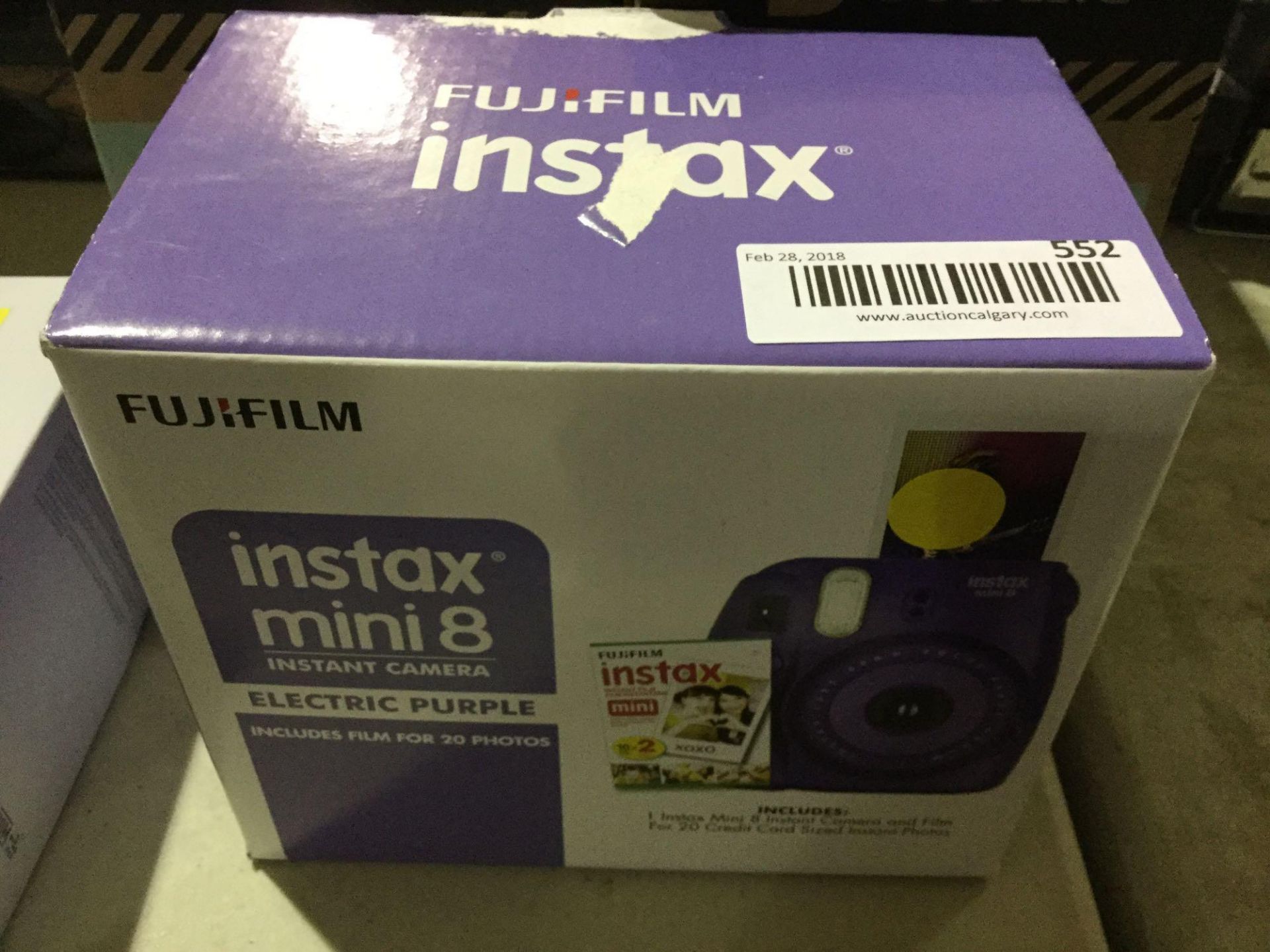 Instax Mini 8 Instant Camera - Electric Purple
