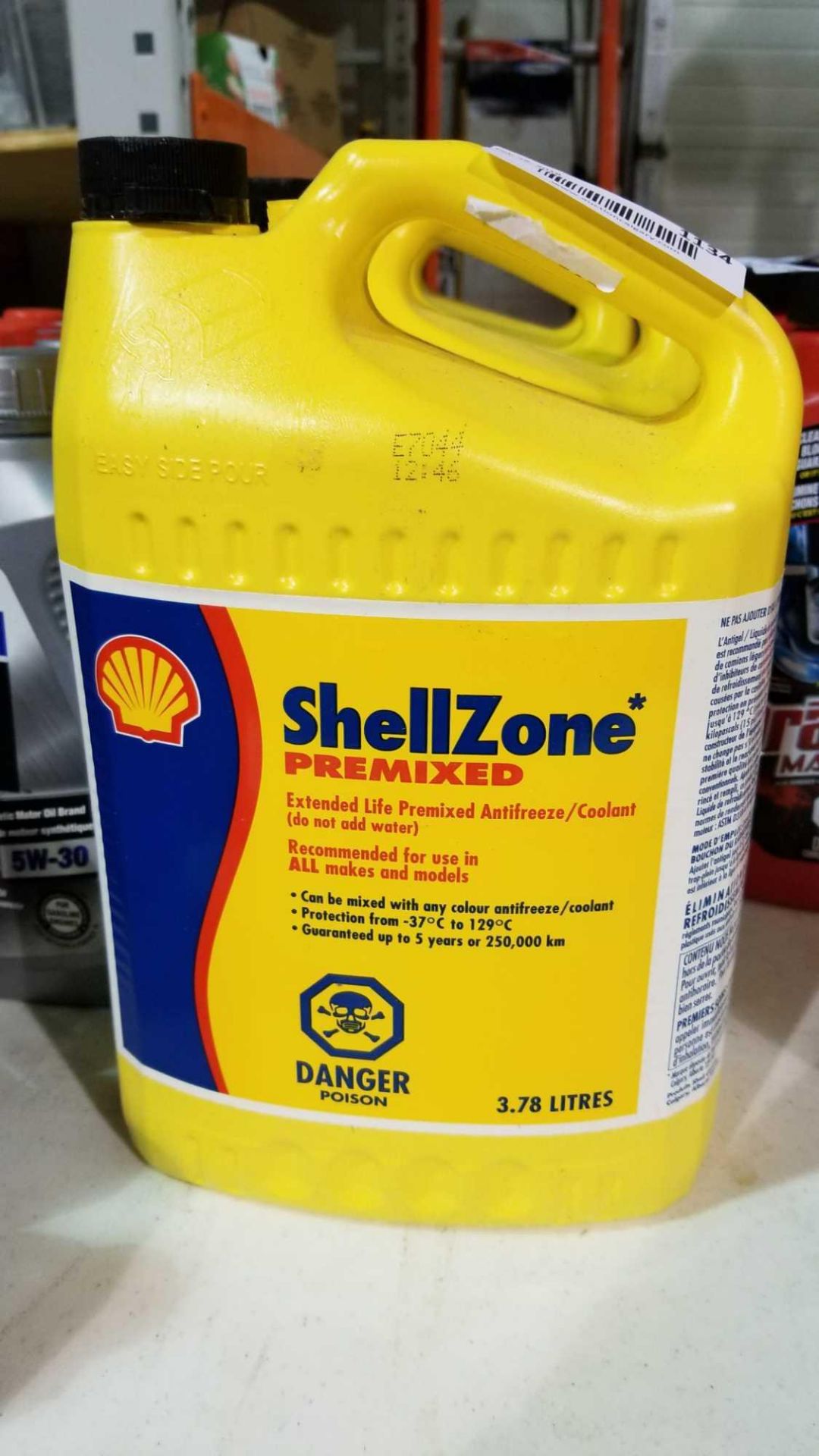 ShellZone Premixed Anti-Freeze 3.78L