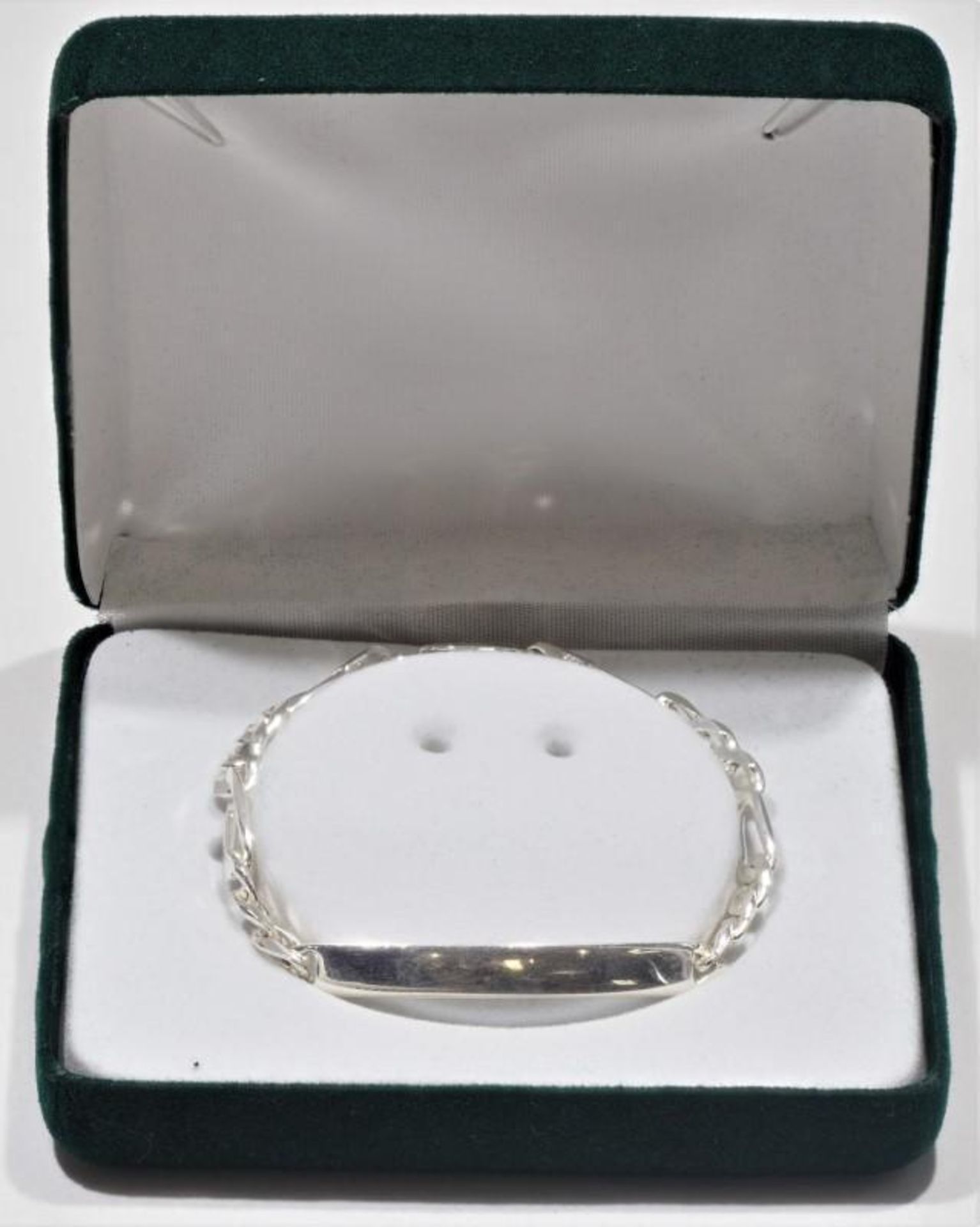 Sterling Silver (9-10g approx.) Medical Alert Bracelet. Retail $300 (3-GC22) - Bild 4 aus 4