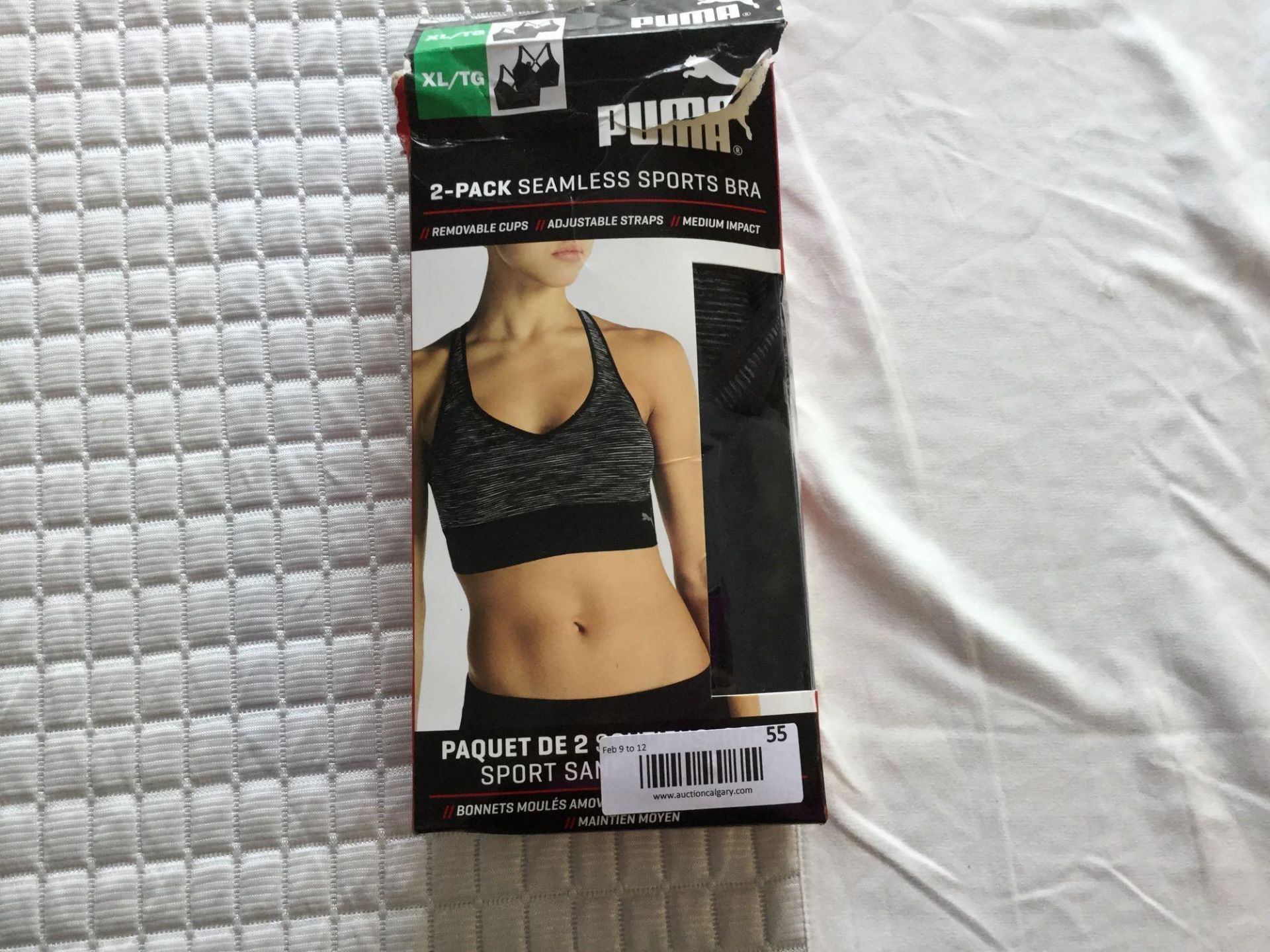 Puma 2-Pack Seamless Sports Bra XL