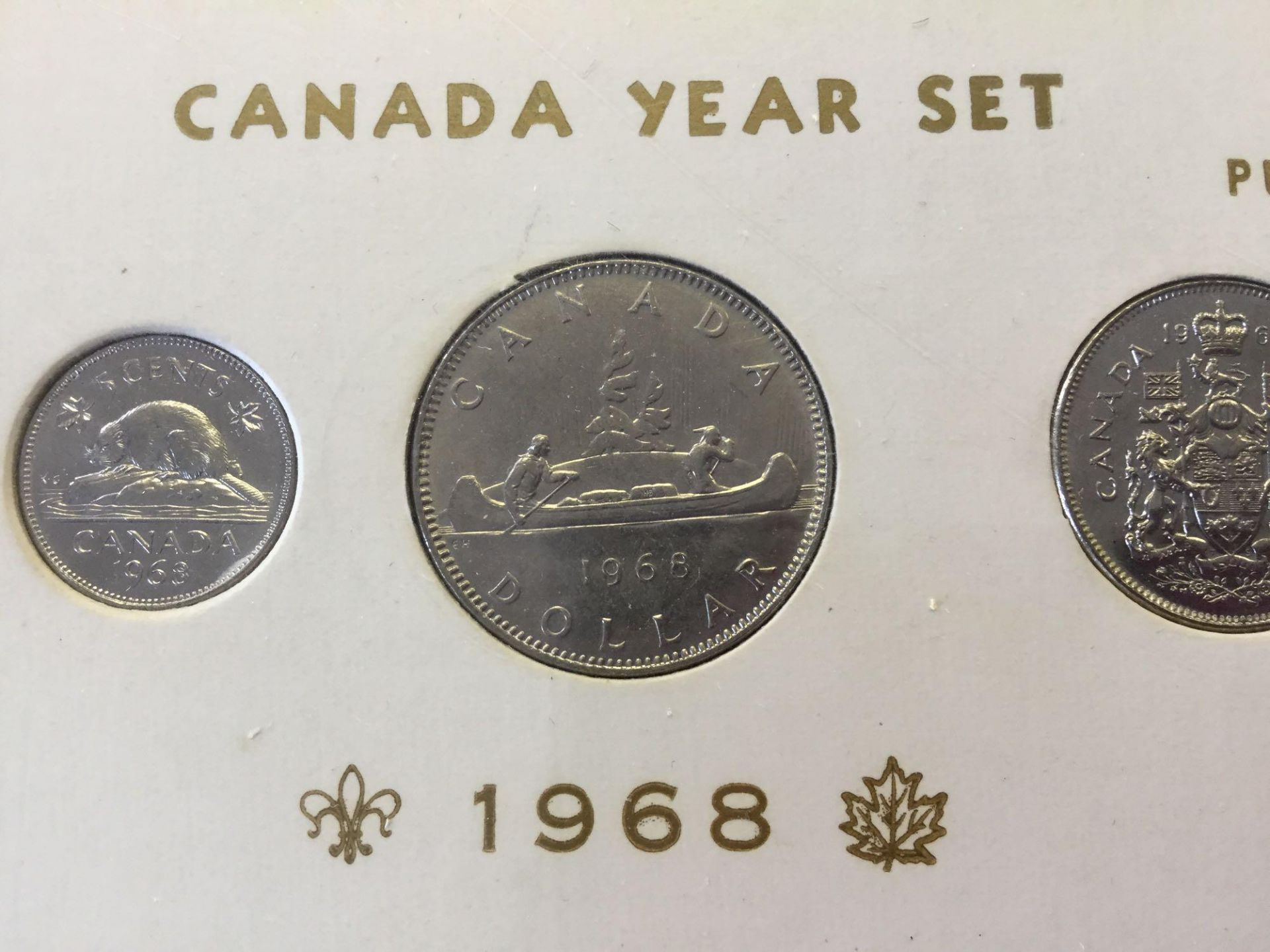 1968 Canada Year Set - Pure Nickle and .500 Silver - Image 2 of 3