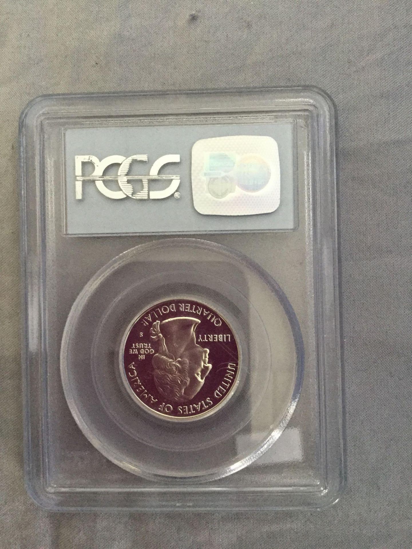 2001-S US 25 Cent Coin - PCGS PR69DCAM- N Carolina -Silver - Image 2 of 2