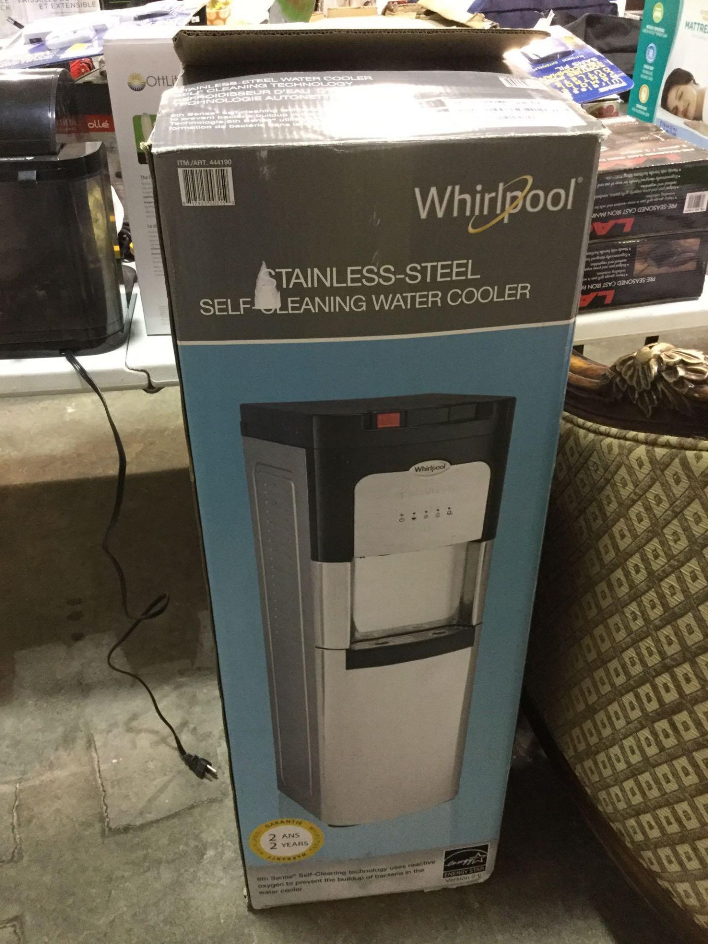 Whirlpool Stainless Steel Self-Cleaning Water Cooler