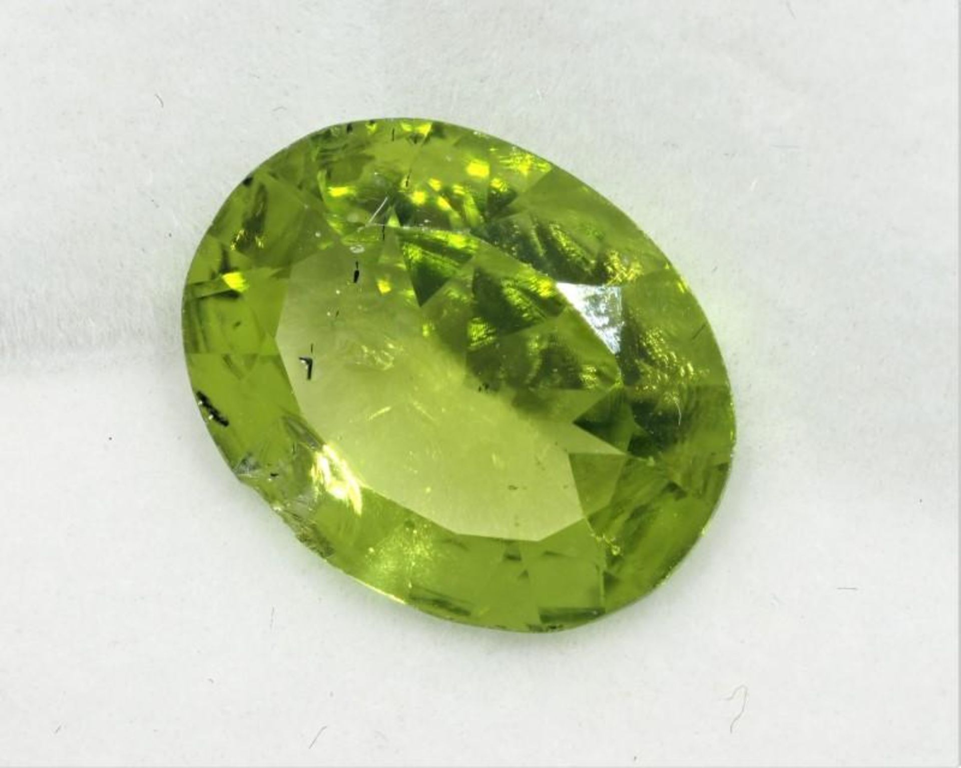 Genuine Large Sized Peridot (approx. 7-8 ct) Gemstone. Retail $300 (88-GC29)