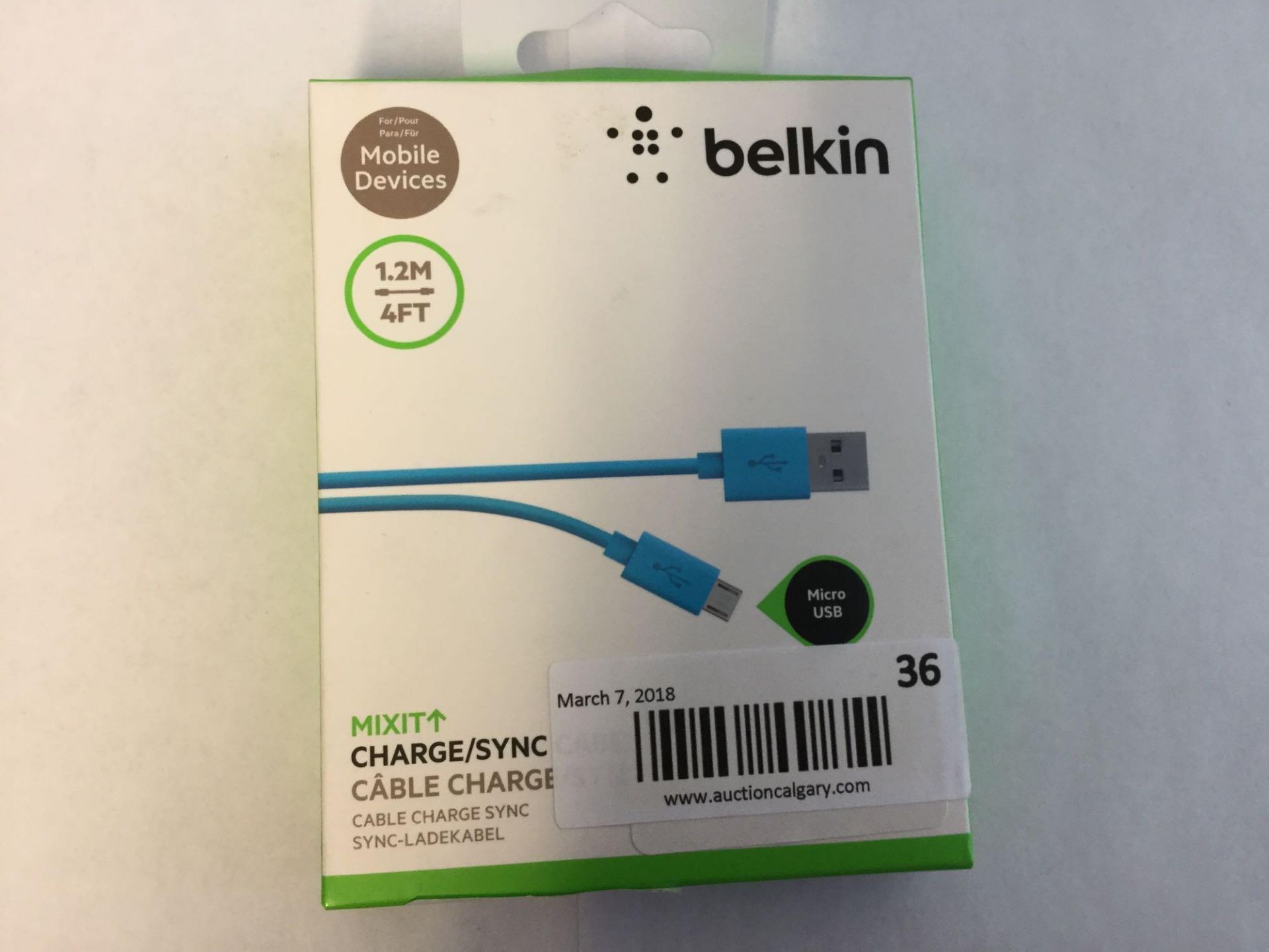 Belkin - Micro USB Charge and Sync Cord