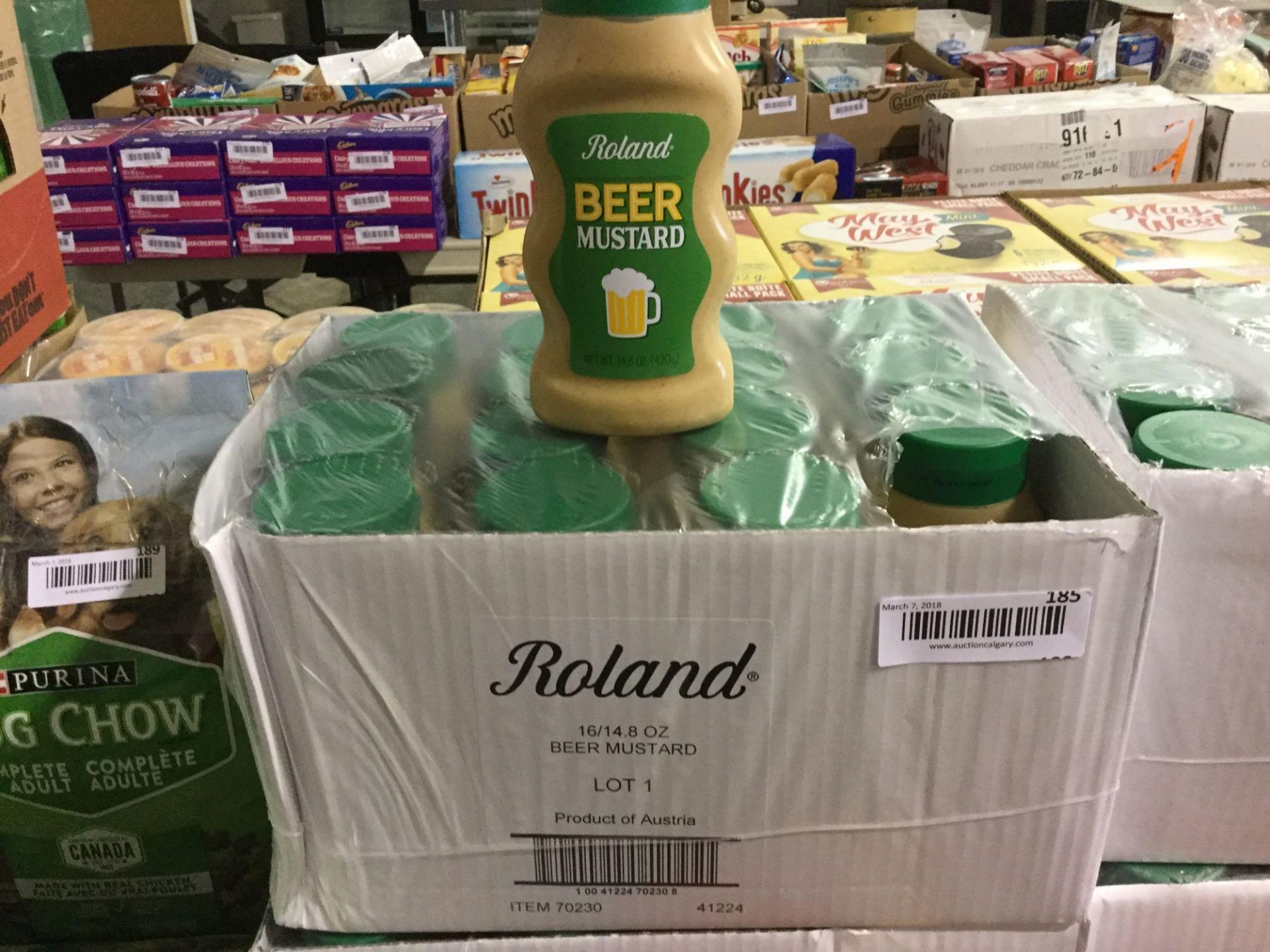 Case of 16 x 450 g Roland Beer Mustard